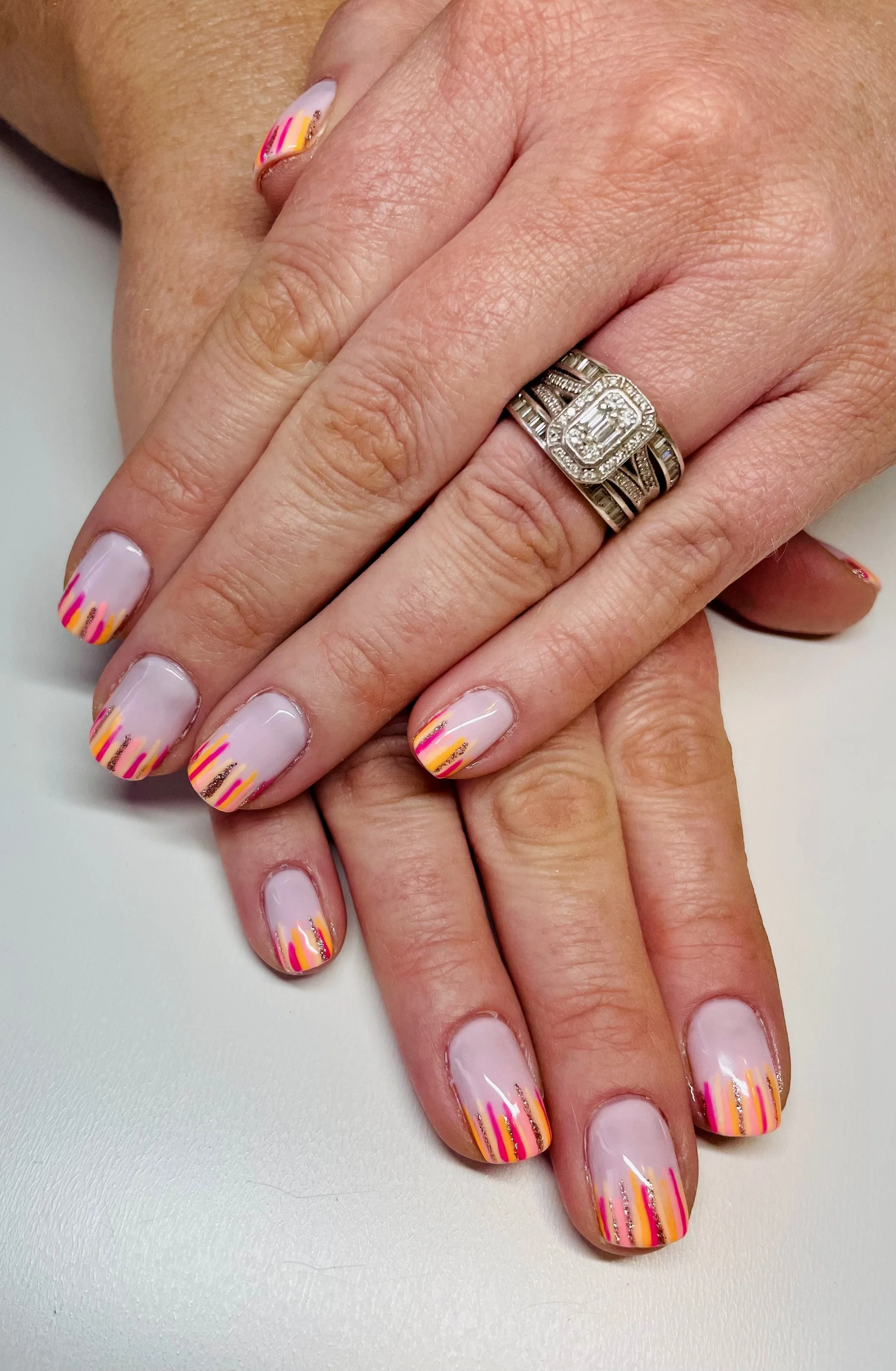 Nail Art bespoke design at The Beauty House Cheshire Sandbach. Nails, BIAB, Builder Gel, Gel Bottle