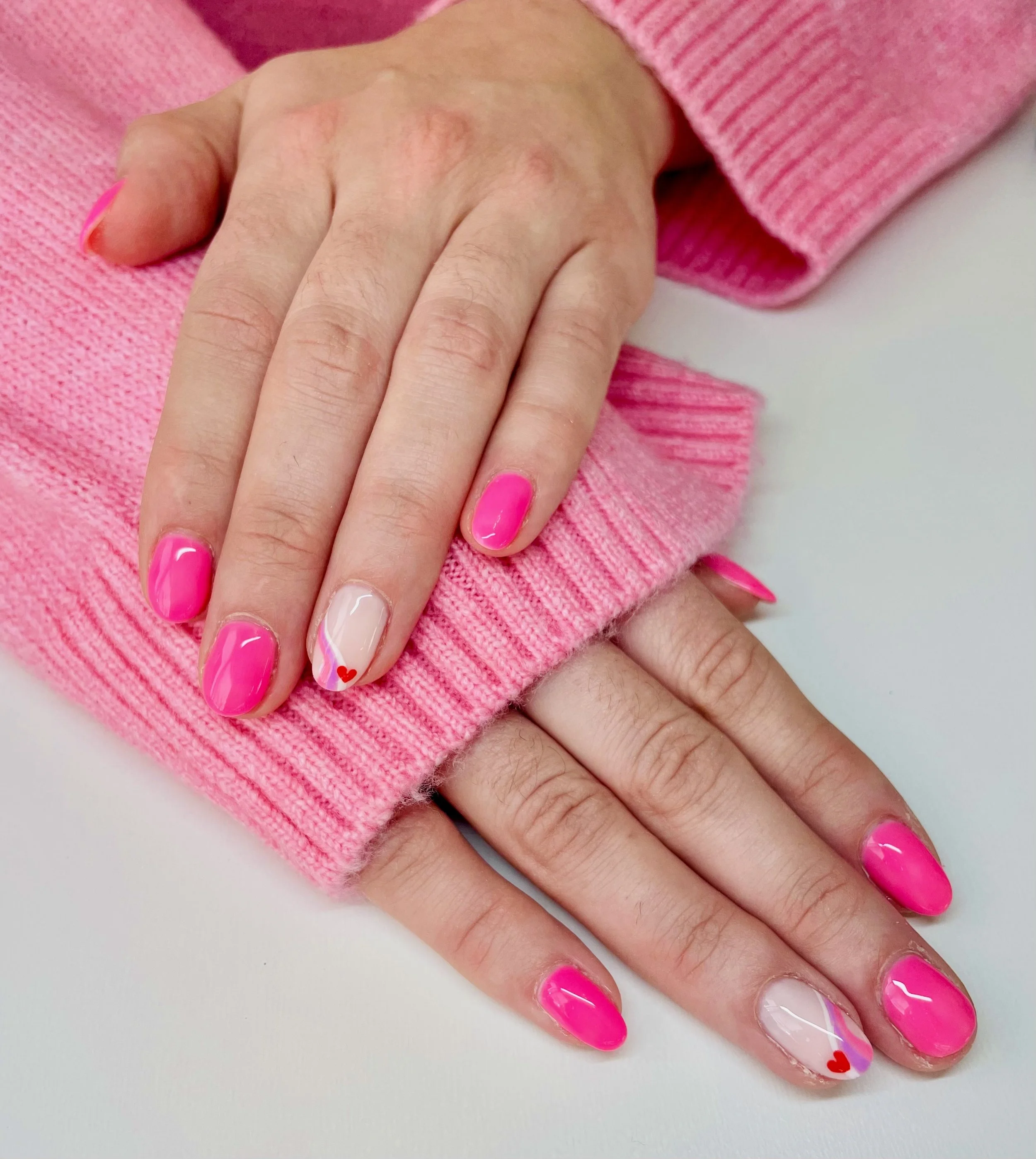 Nail Art bespoke design at The Beauty House Cheshire Sandbach. Nails, BIAB, Builder Gel, Gel Bottle