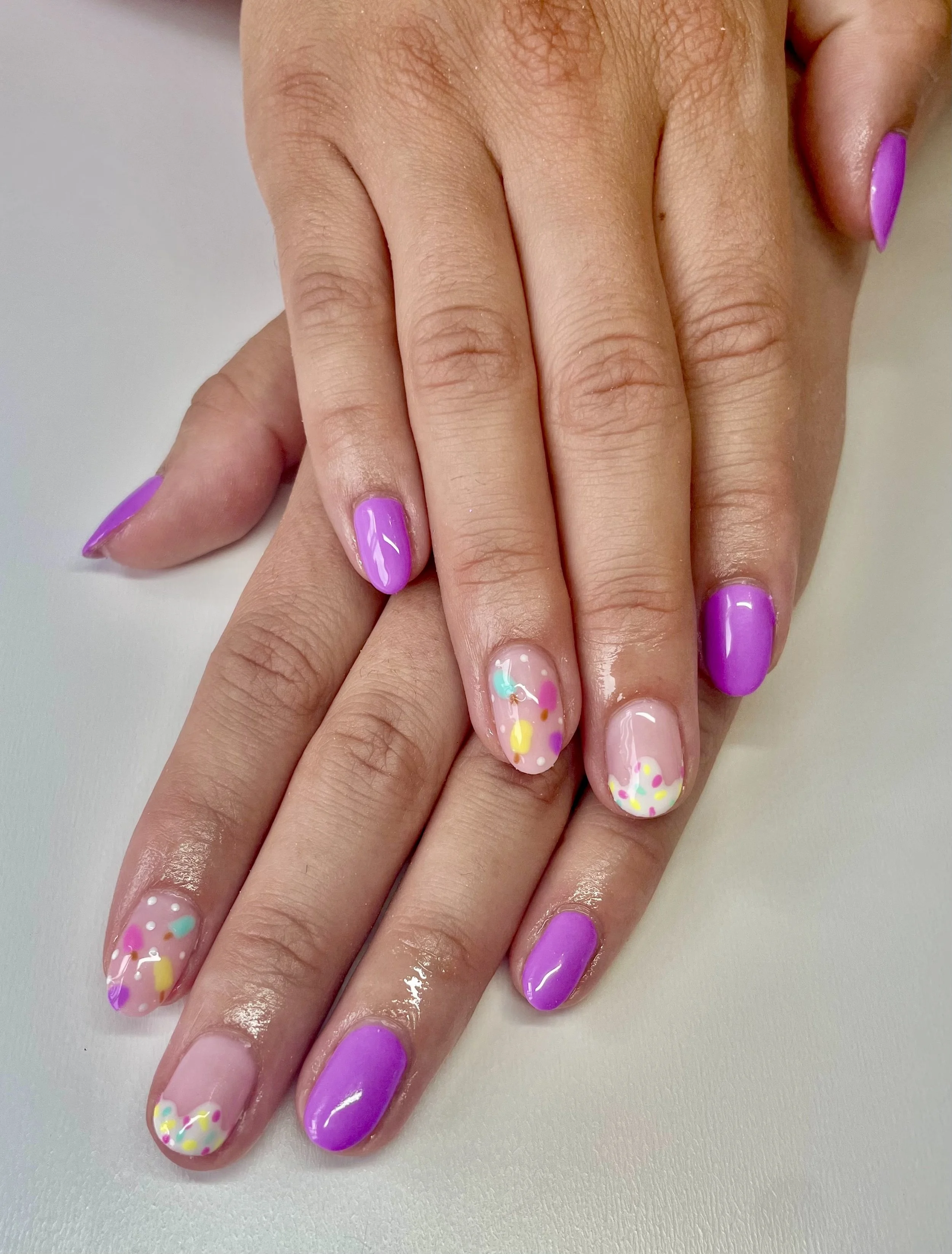 Nail Art bespoke design at The Beauty House Cheshire Sandbach. Nails, BIAB, Builder Gel, Gel Bottle