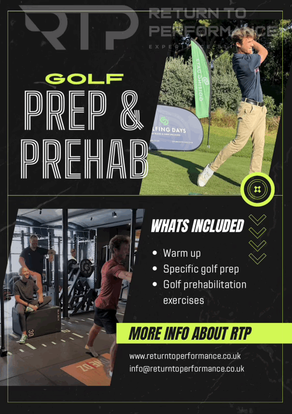 Golf Preparation and Rehab Program