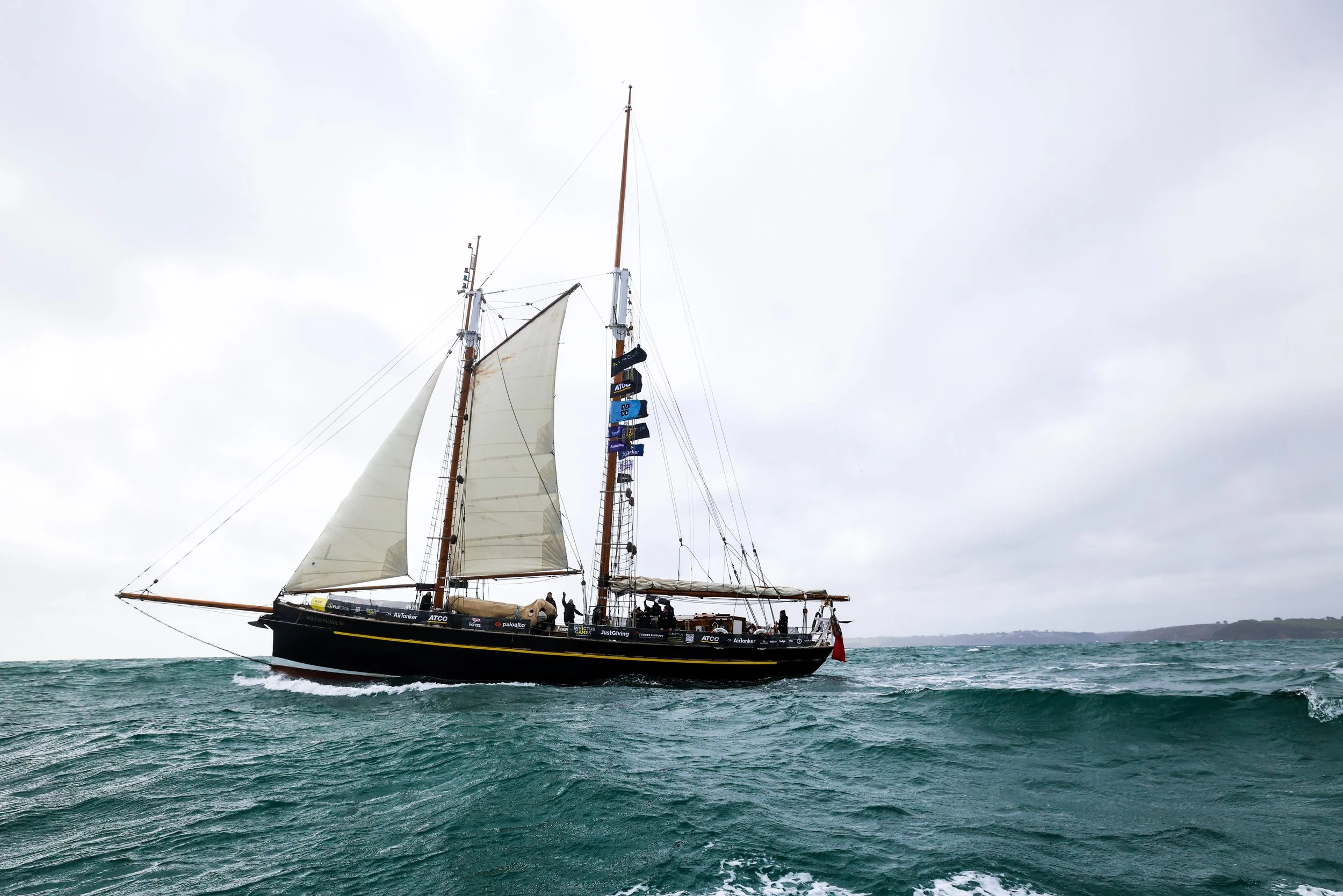 Full Circle Expedition sets sail around UK with Invictus Games Flag