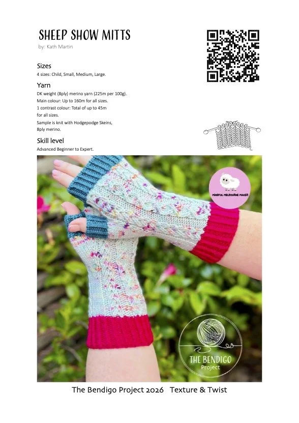 [PRE-ORDER] Sheep Show Mitts Kit - The Bendigo Project