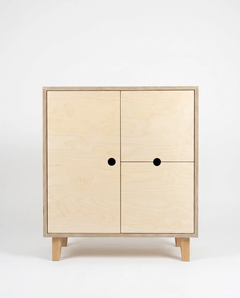 Birch Plywood Sideboard Cabinet front.JPG