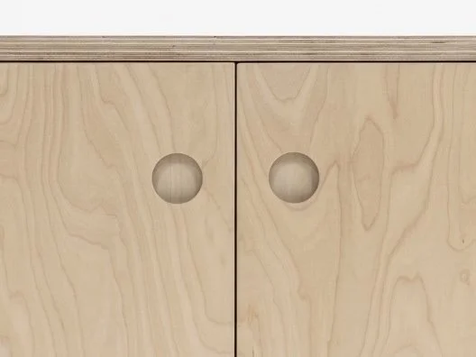 Birch Plywood Bathroom Vanity with Doors close up.JPG