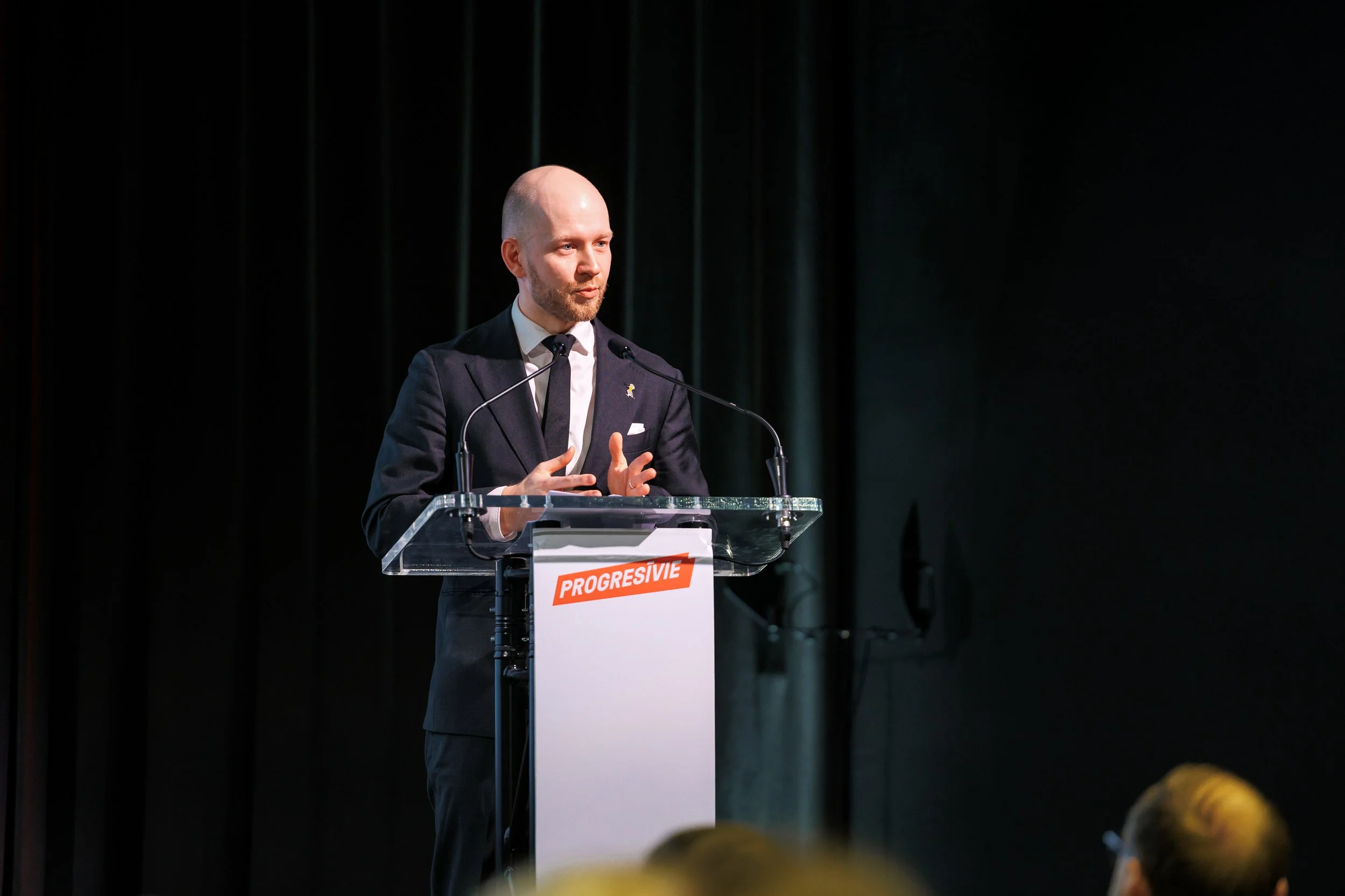 Premjera amata kandidāta Andra Šuvajeva runa Progresīvie kongresā