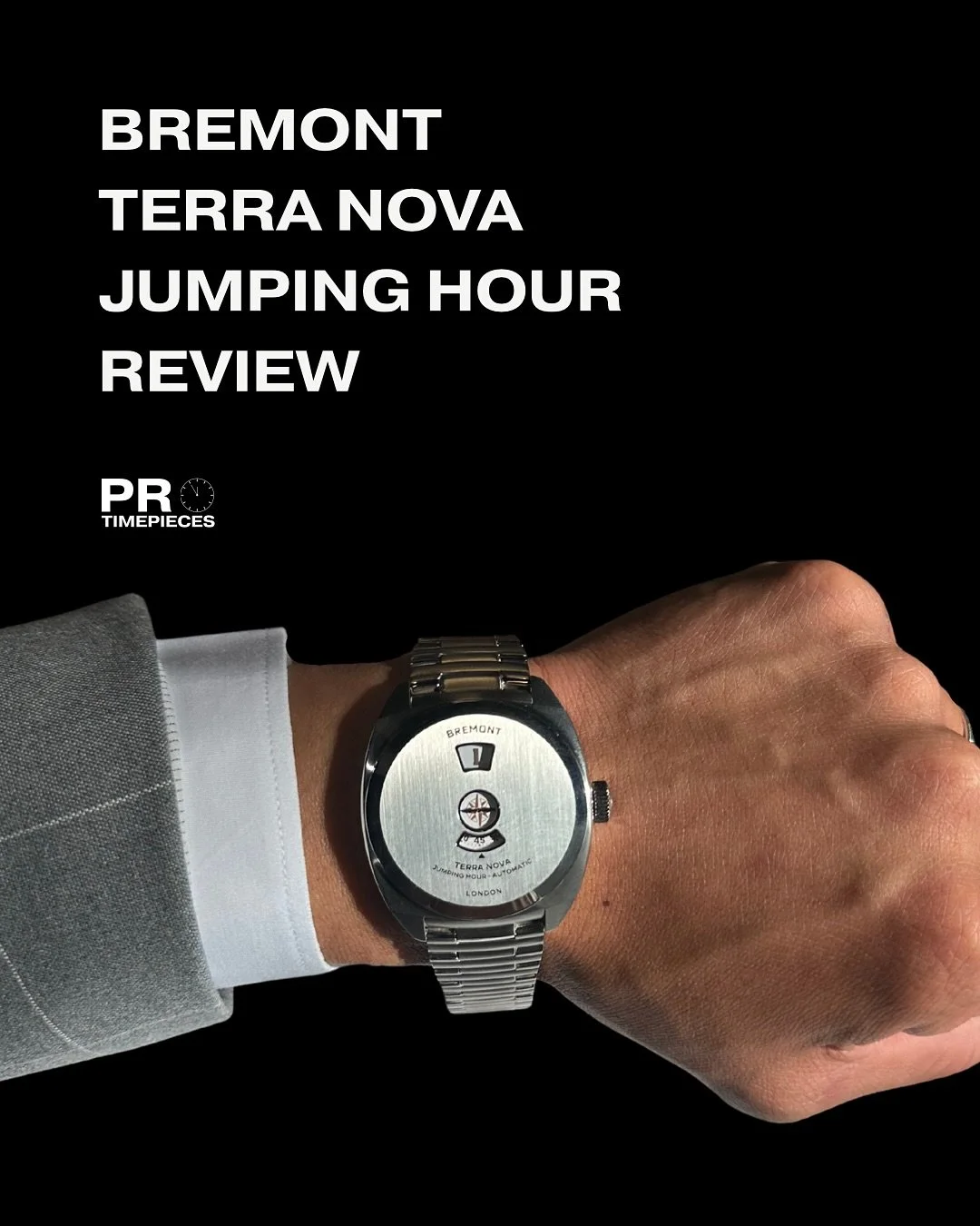 Some watches tell time. Others perform it.
The bremont Terra Nova Jumping Hour does the latter — turning the top of every hour into a moment of mechanical theatre.
I had the chance to see it up close at Wind Up Watch Fair, and it’s even