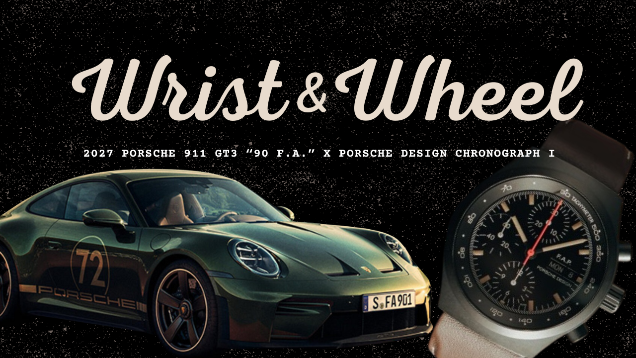 Vol. 21: Porsche Design Chronograph I × 2027 Porsche 911 GT3 “90 F.A.”