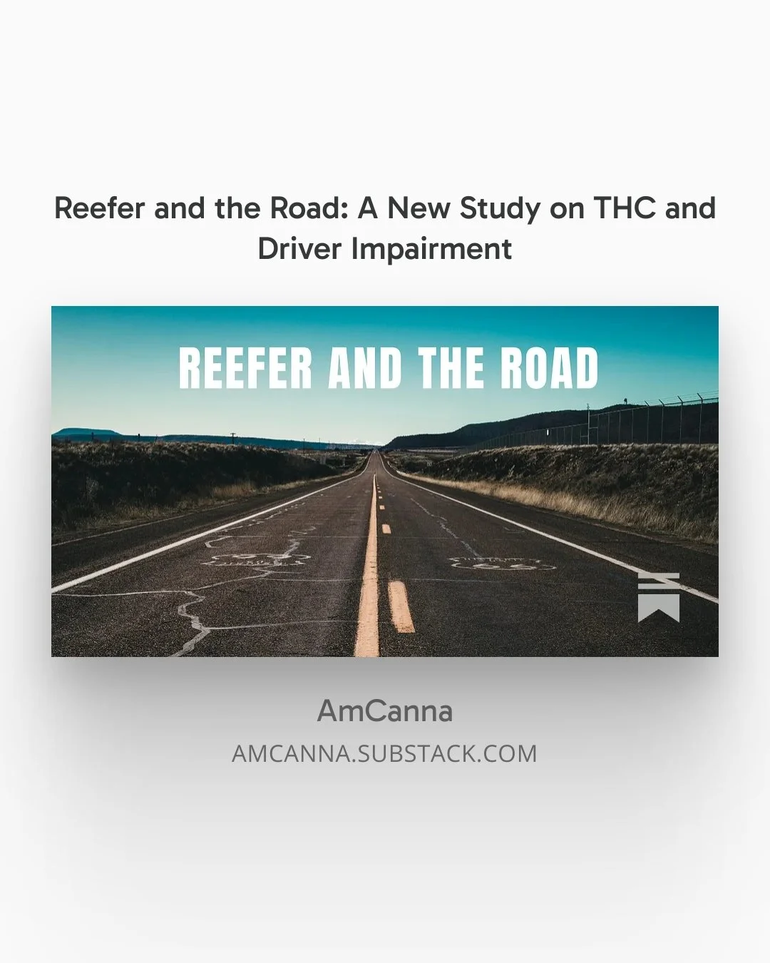 Reefer and the Road: A New Study on THC and Driver Impairment