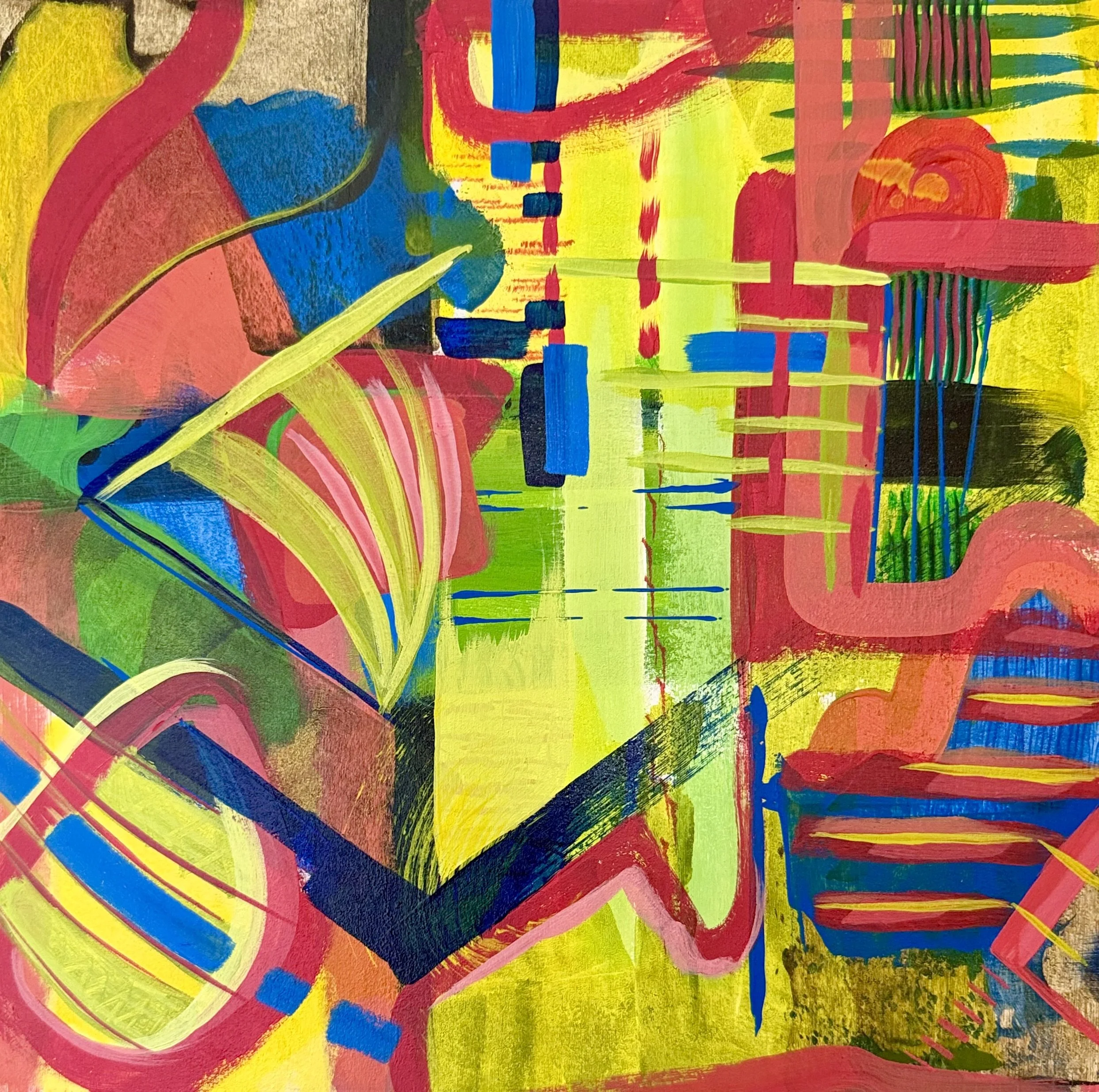 Outside Privileges I
12x12 inches, acrylic on wood panel, 2023
SALE $129