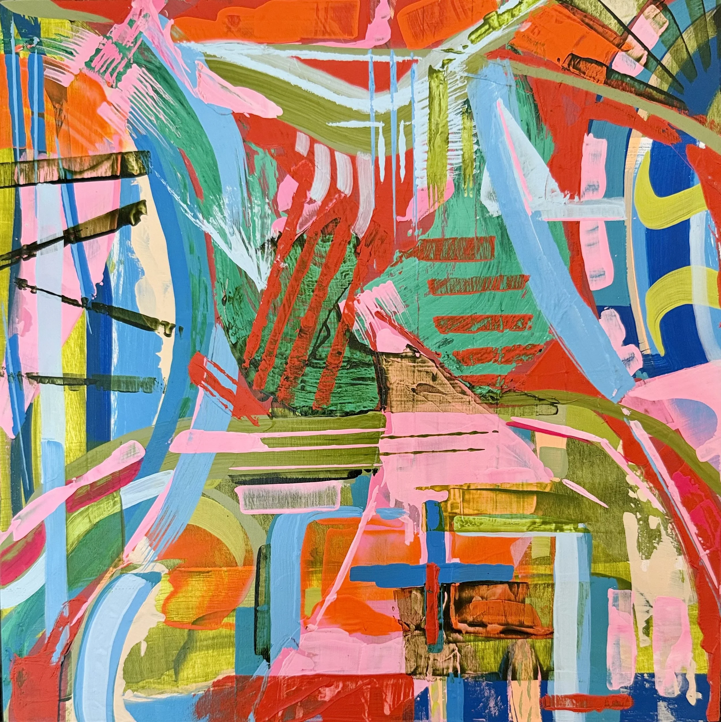 Vivid Dreams (Clonidine)
12x12 inches, acrylic on wood panel, 2023