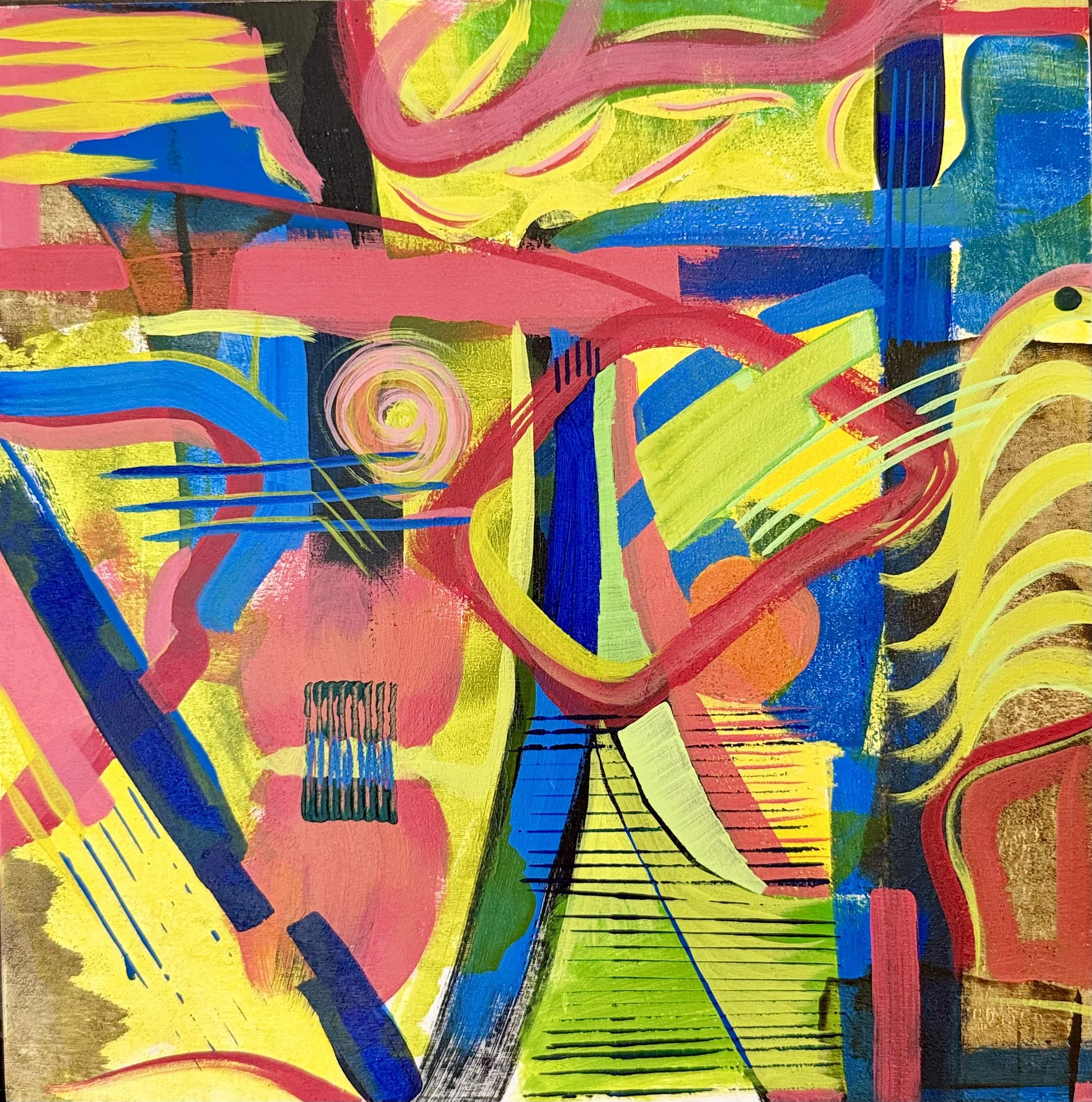 Outside Privileges II
12x12 inches, acrylic on wood panel, 2023