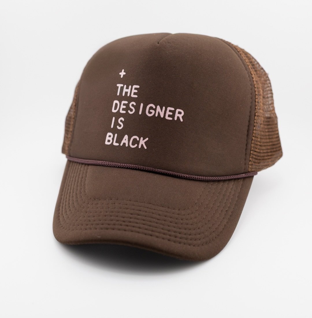 +TDIB Trucker Hat Pink Pastel Chocolate