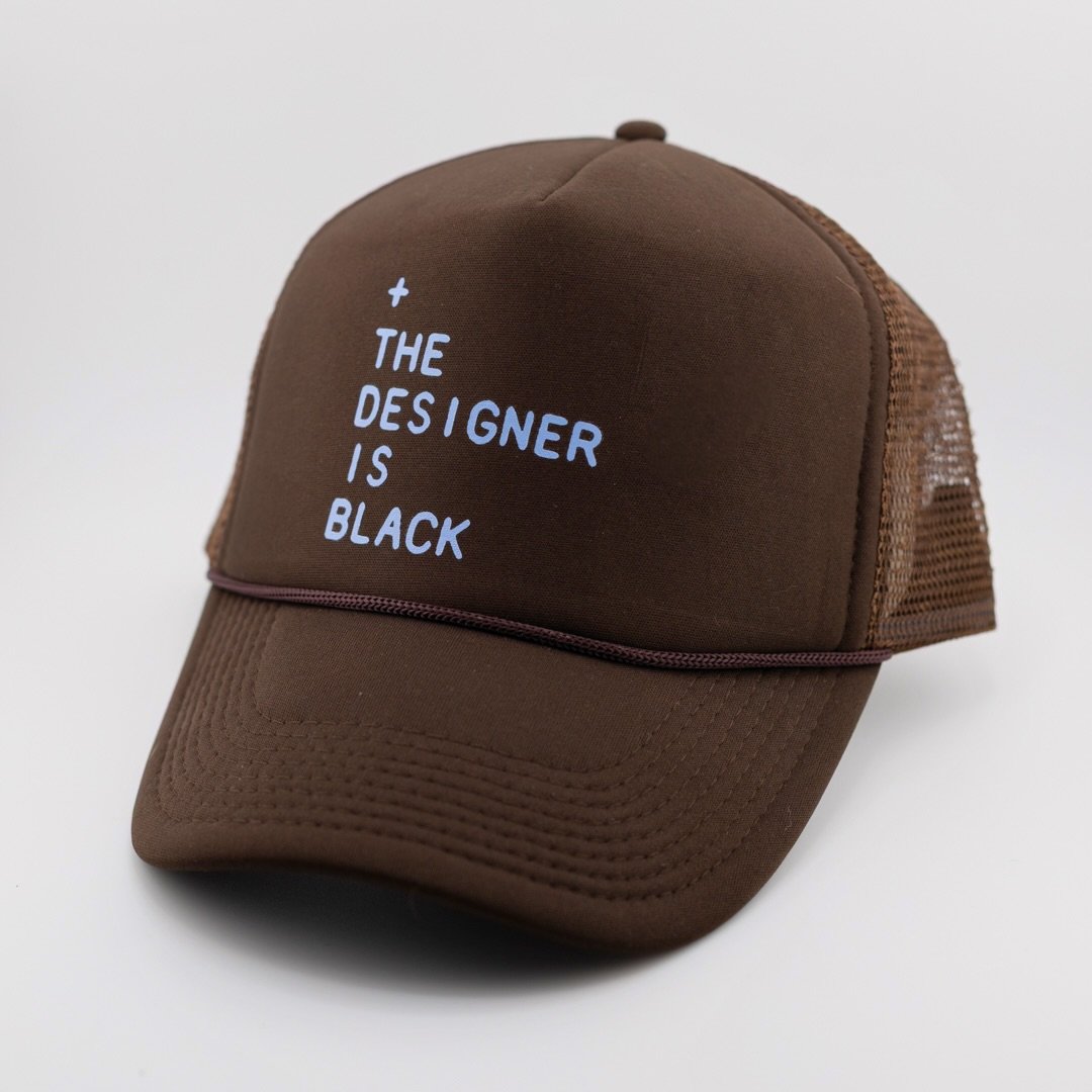 +TDIB Trucker Hat Blue Pastel Chocolate