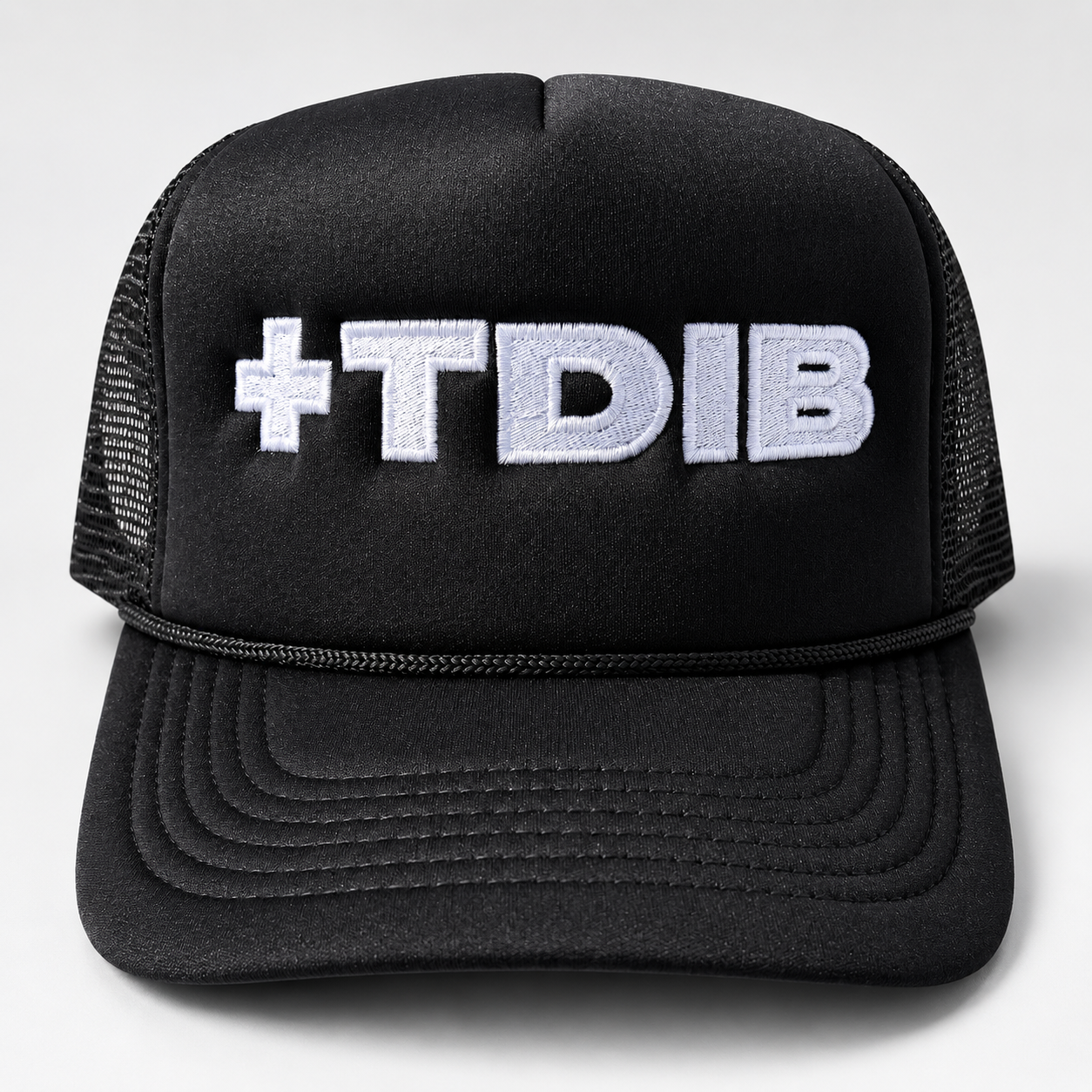 +TDIB Embroidery Logo Trucker