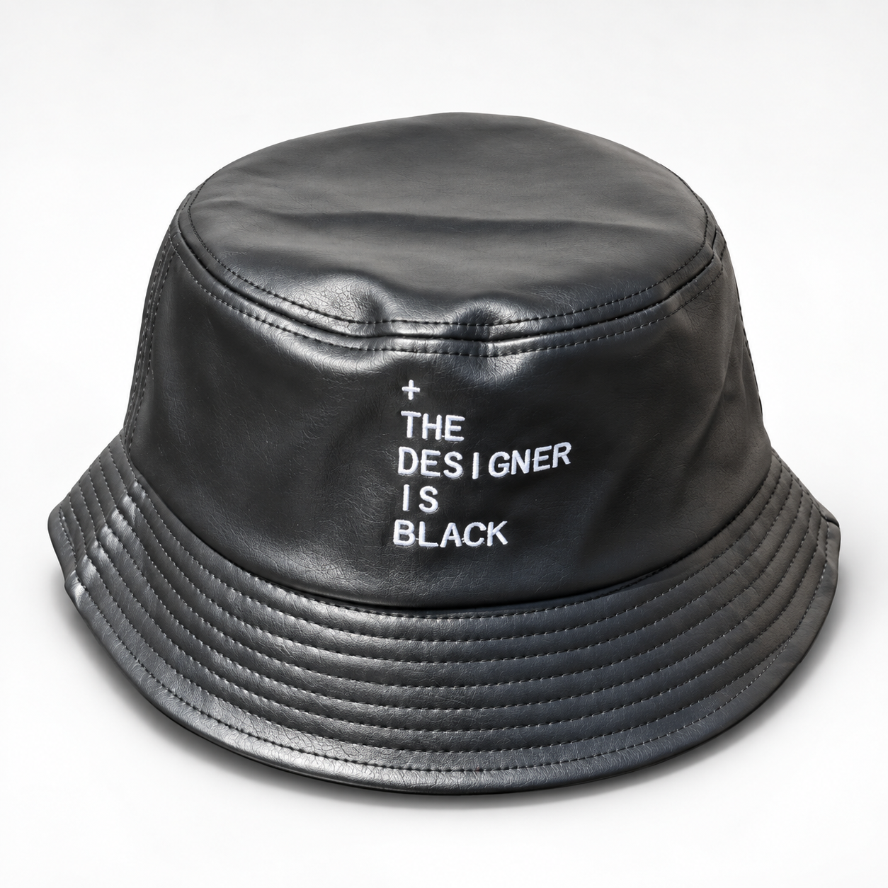 +TDIB Leather Bucket Hat