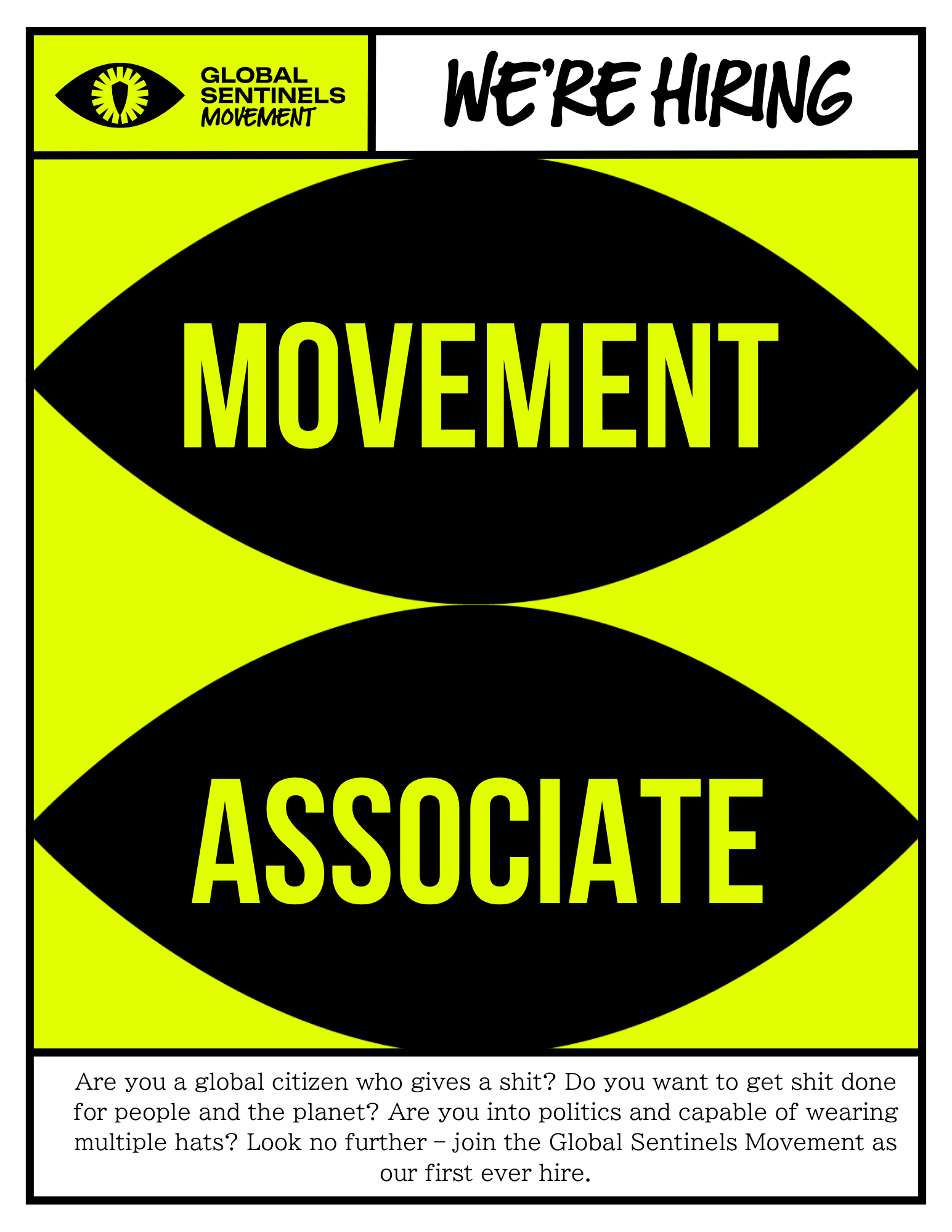 WE’RE HIRING