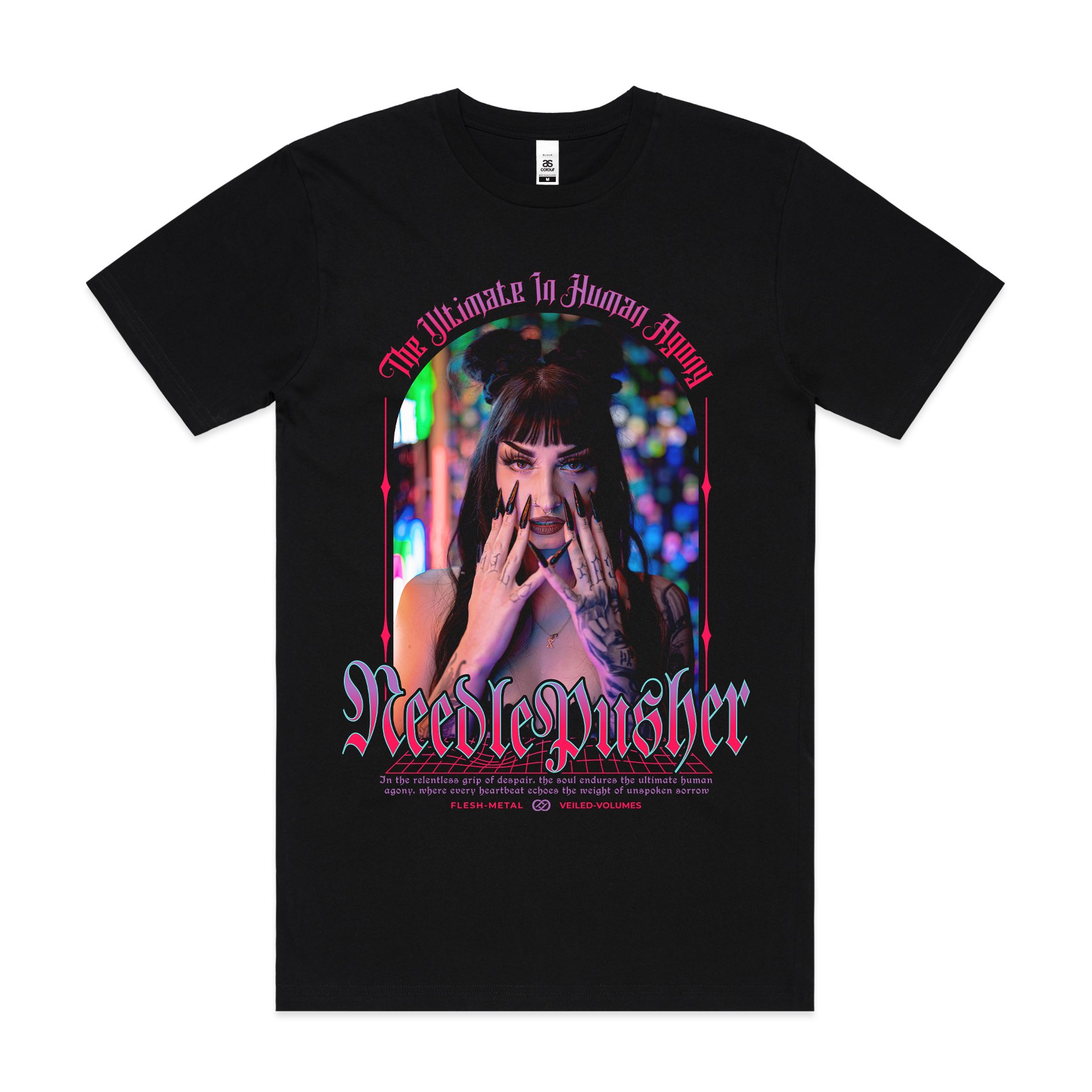 Needle Neon 5050_BLOCK_TEE_BLACK copy.jpg