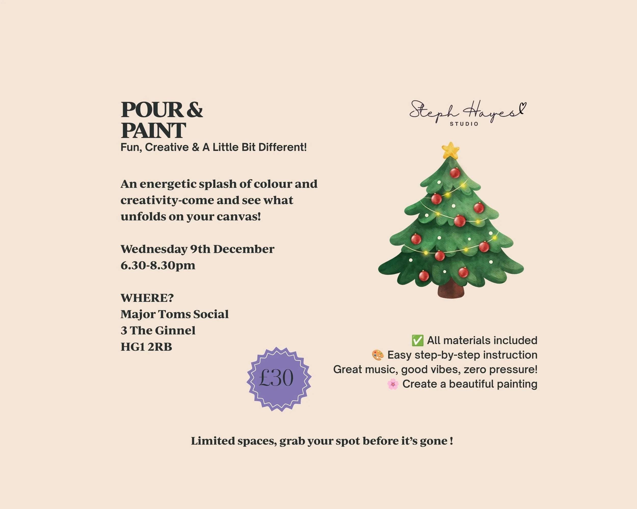 Pour & Paint Social -Dec-9