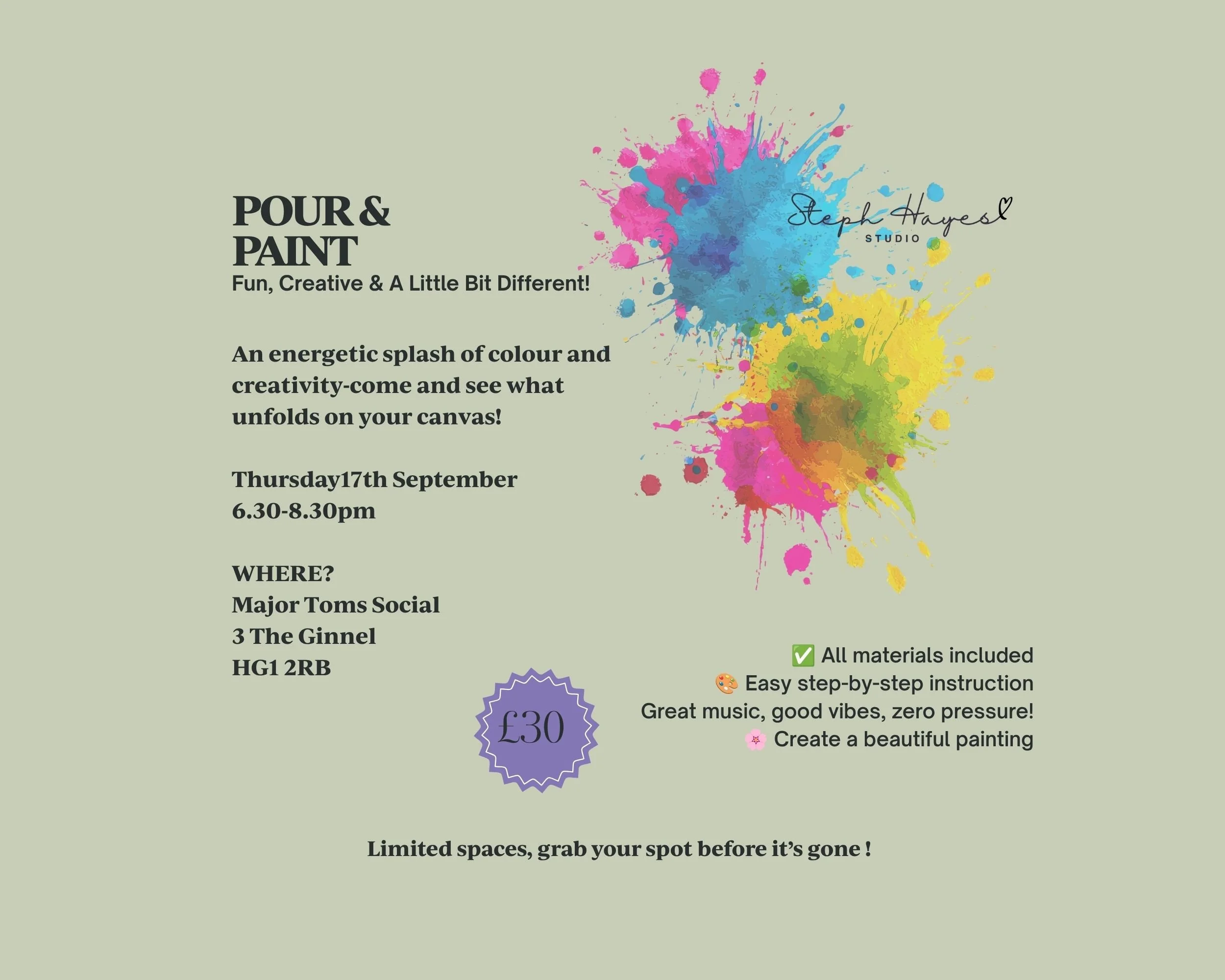 Pour & Paint Social -Sept-17