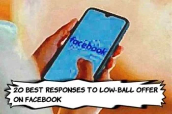20 Best Responses to Lowball Offer On Facebook