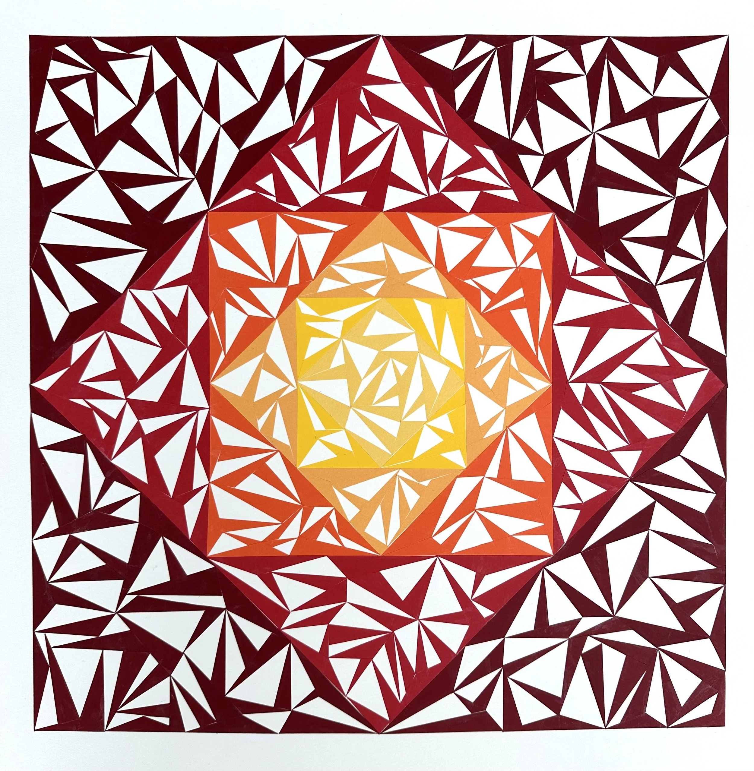 The Sun Within, 2025, 50 x 50cm