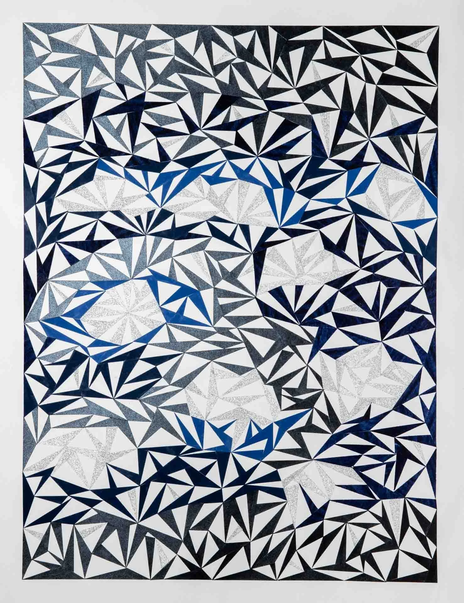 Eclats de Nuit, 2025, 50 x 65cm