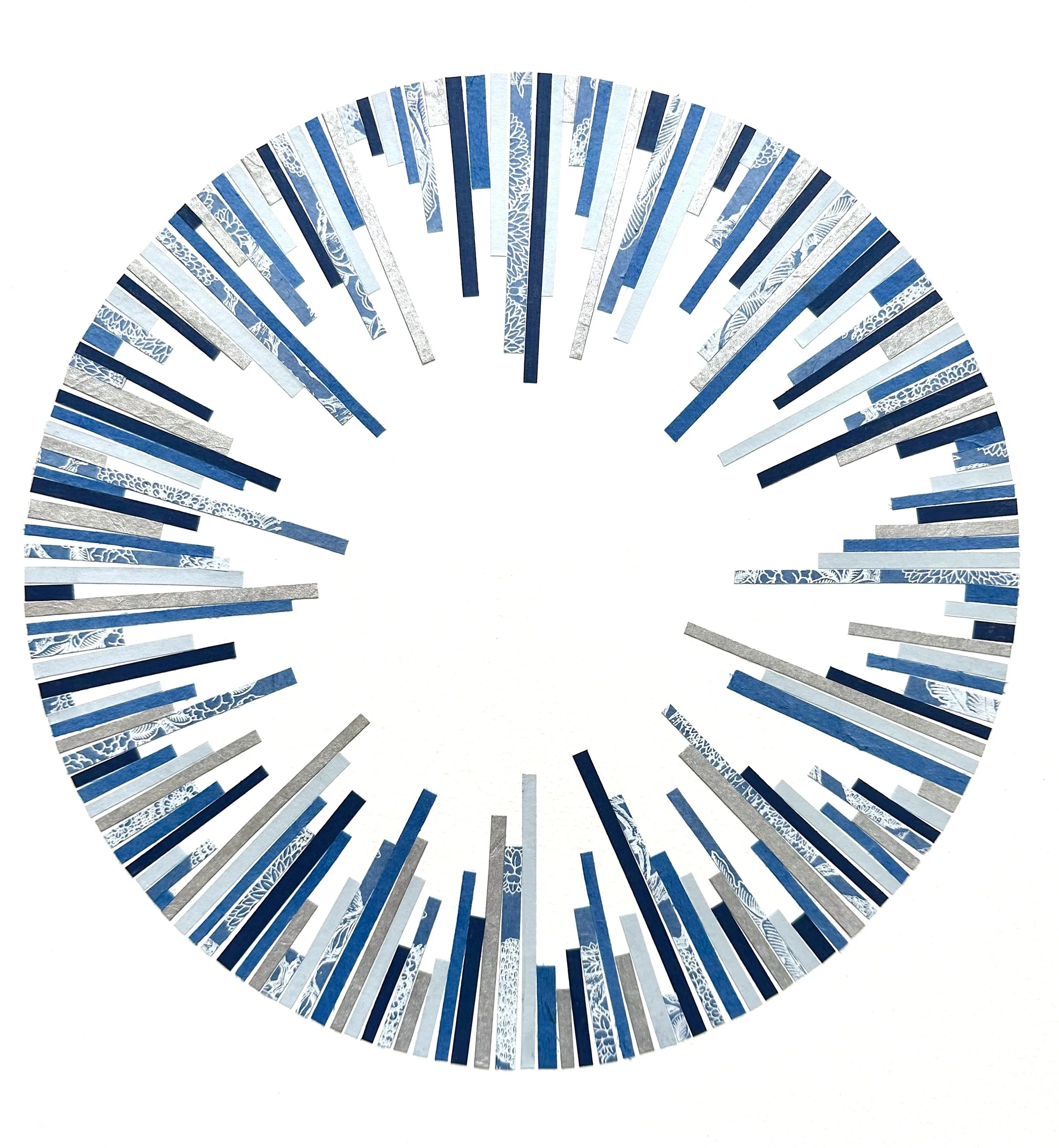 Blue Whisper, 2026, 40 x 40cm