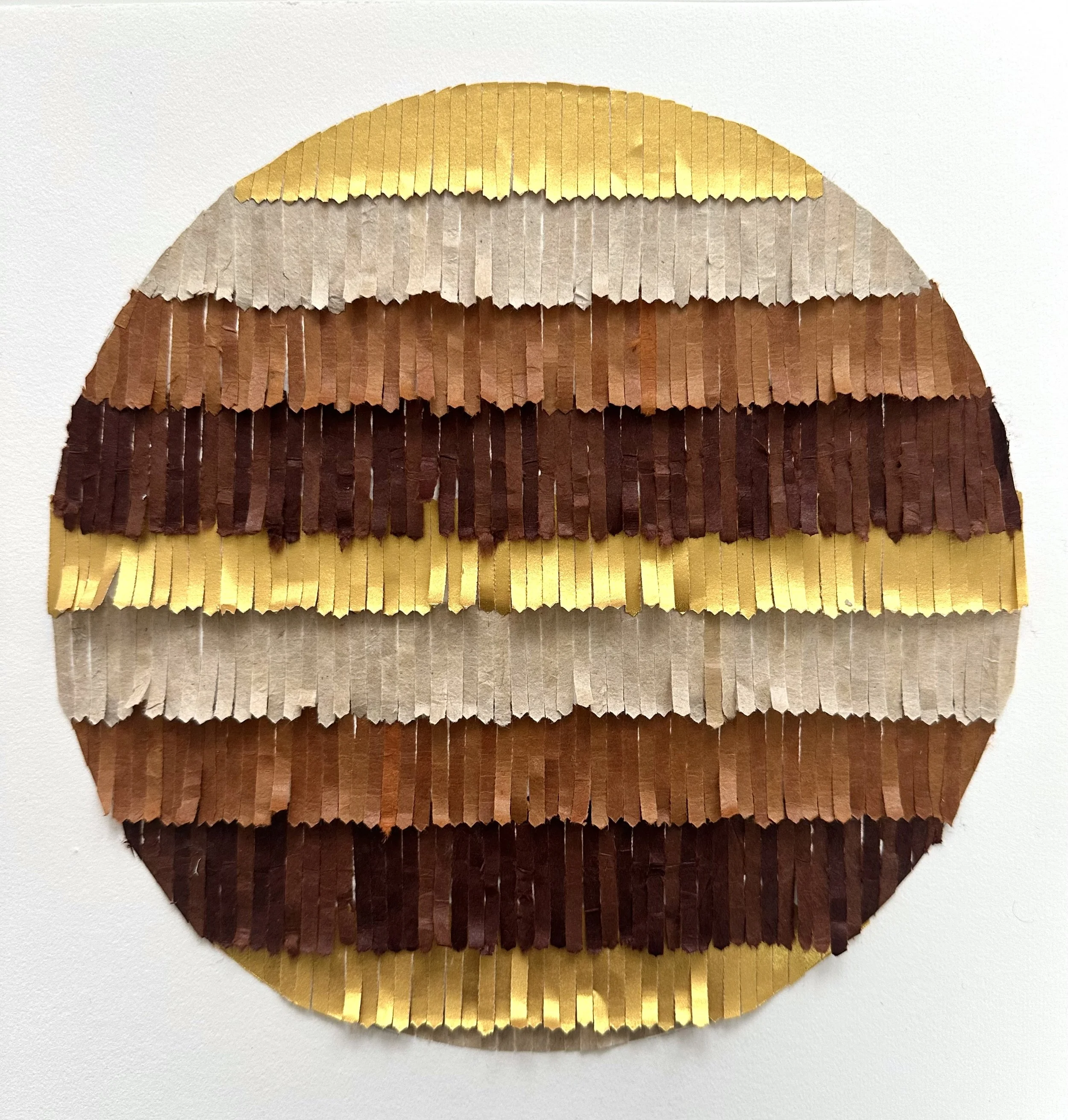 Gilded Layers, 2026, 30 x 30cm