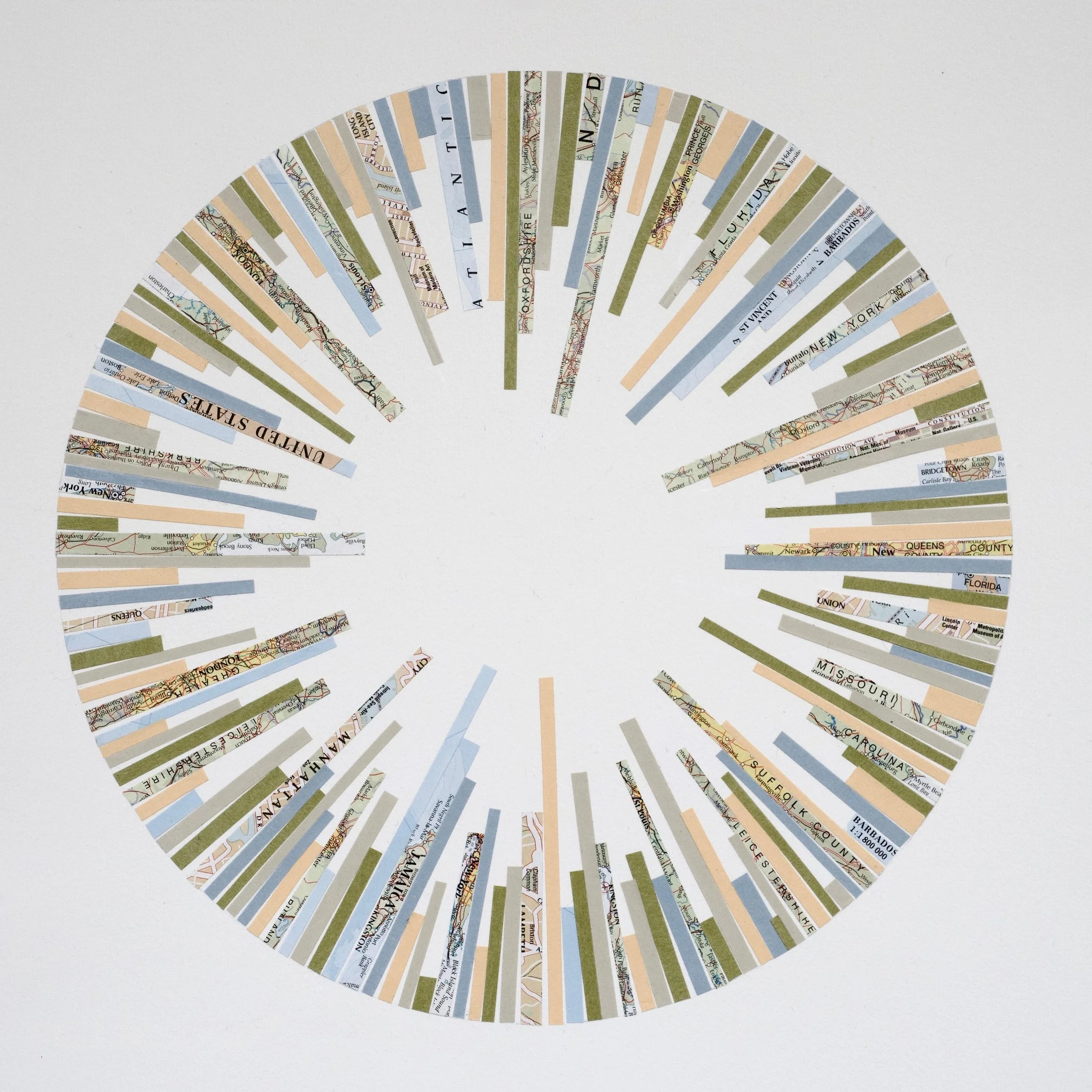Places We've Been, 2026, 30 x 30cm