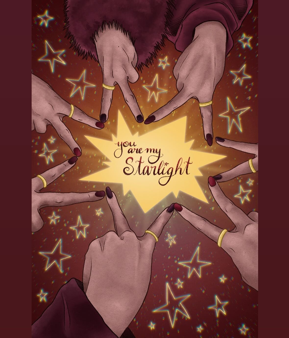 you shine even without the moonlight ✨
- dreamcatcher, 𝘴𝘵𝘢𝘳𝘭𝘪𝘨𝘩𝘵
finished this piece just in time for the senior illustration showcase! tomorrow, booth hall third floor, be there or be square
-
#illustration #illustrator #procreate #pro