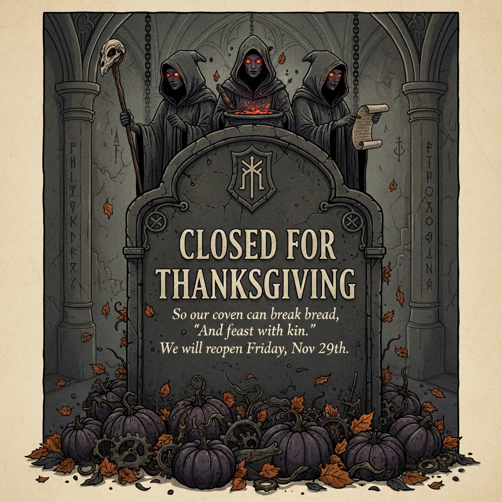 Closed for Thanksgiving