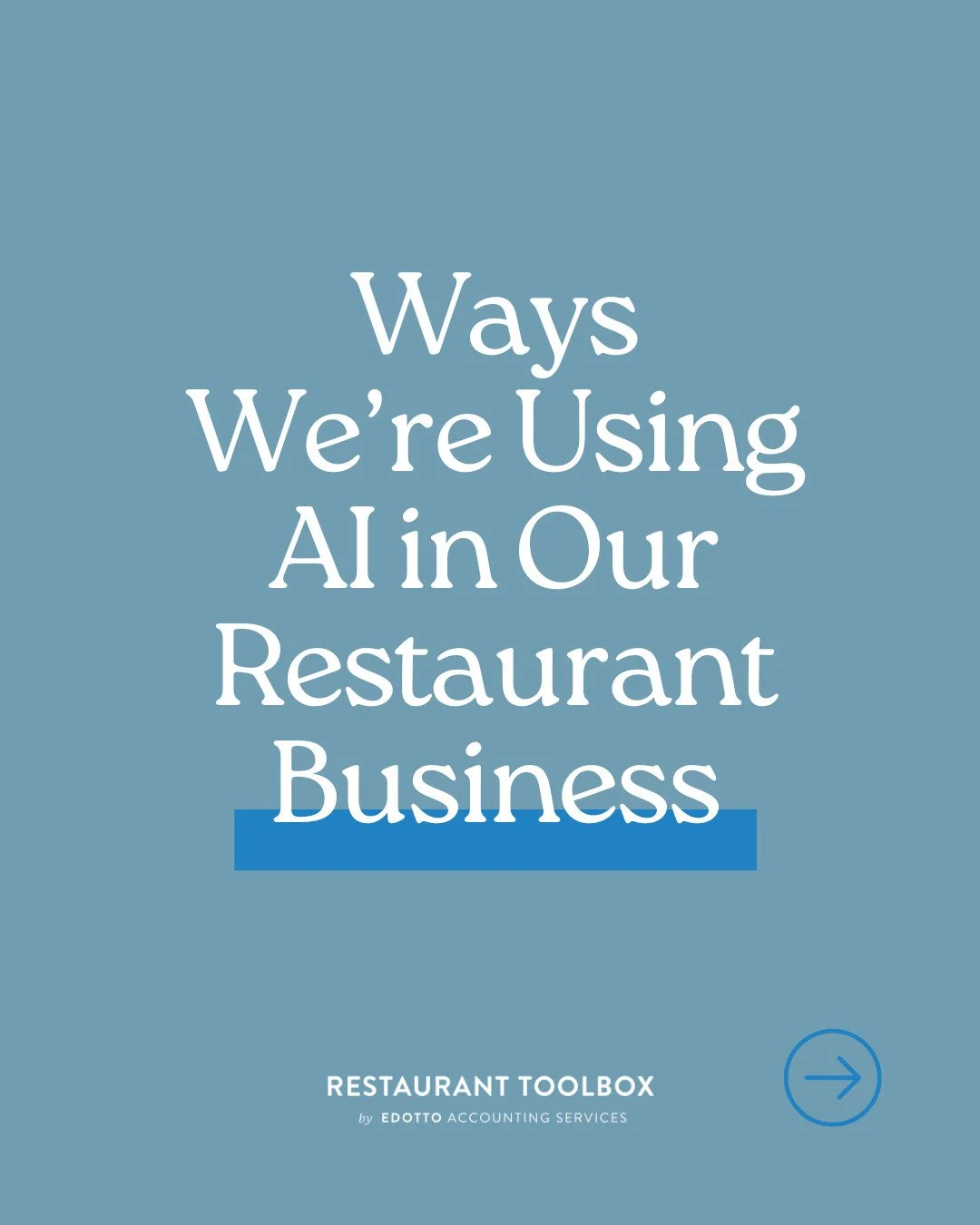 If you're in the restaurant industry, AI might seem like it is only moderately applicable to you.

But we've been testing it out, and it has been surprisingly helpful.

How we have been using AI in our restaurant business:

We used ChatGPT to help wr