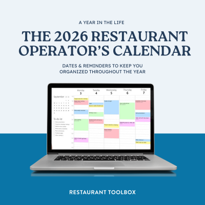 The 2026 Restaurant Operator's Calendar
