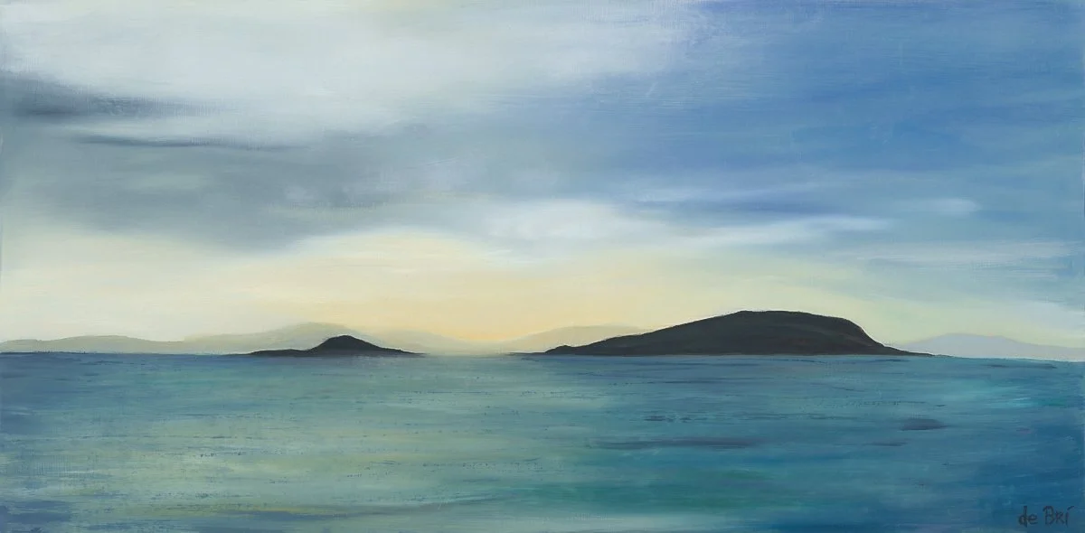 An Scairbh agus Duínis - Scarriff and Deenish, Kerry (300x610mm)
