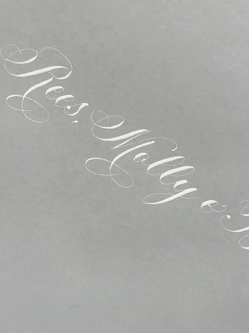 Just a bit of fancy writing for your Monday scroll