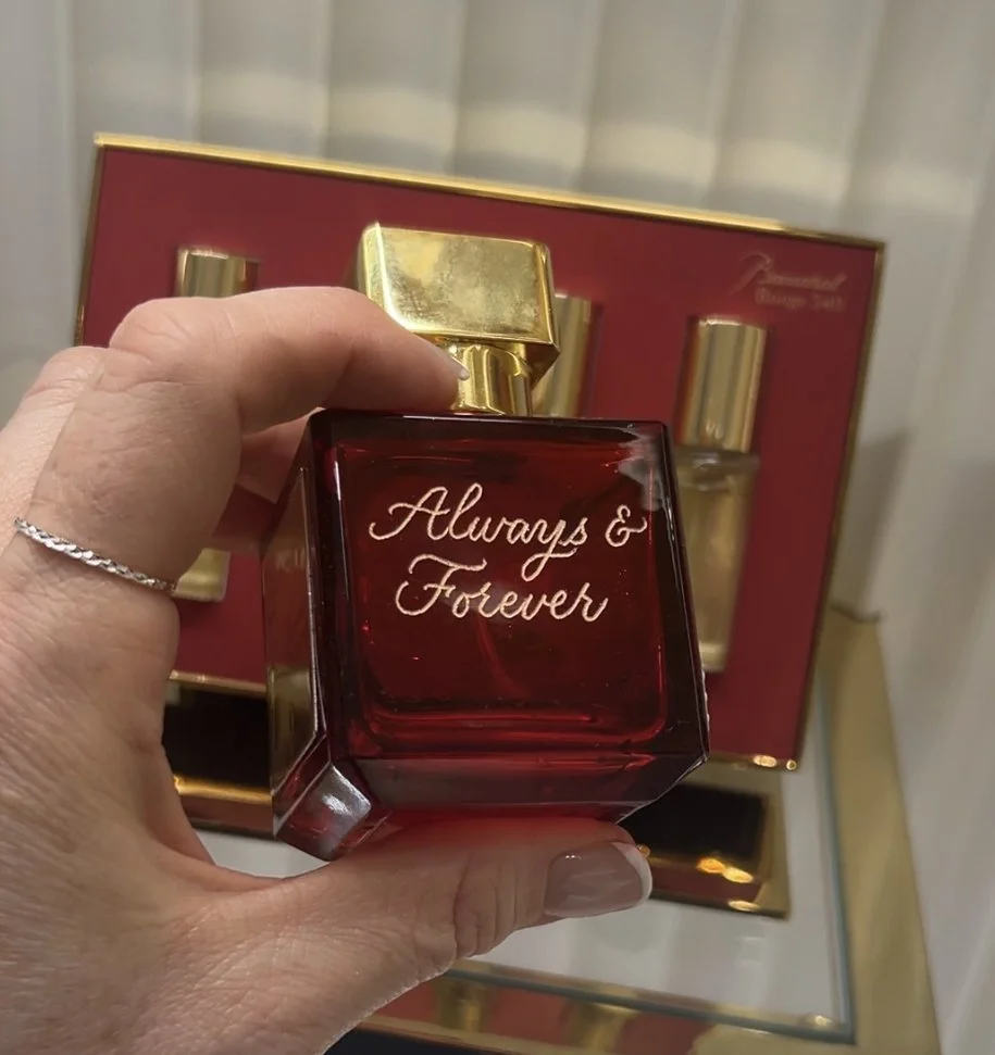 Live Engraving for Maison Francis Kurkdjian, London