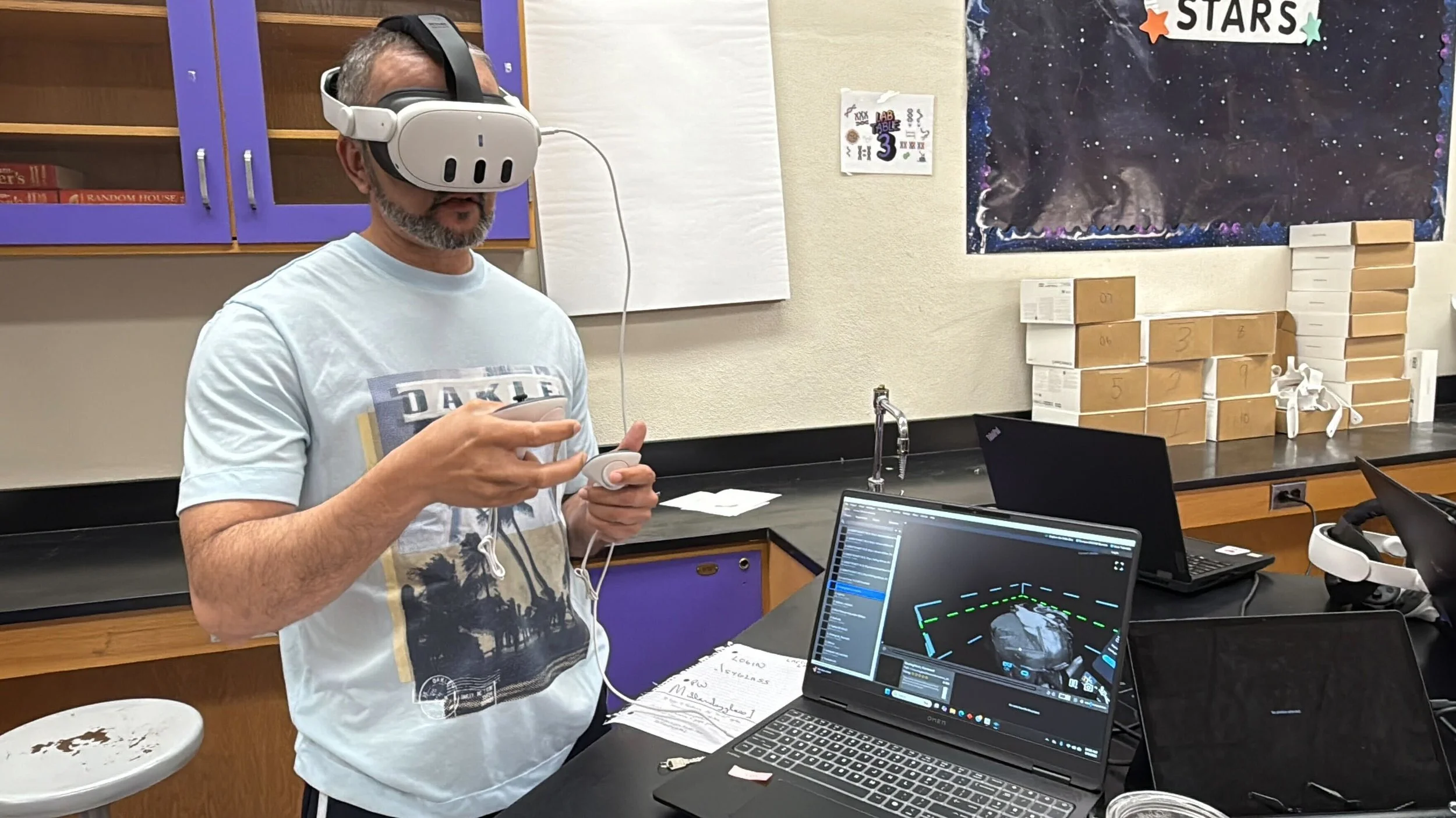 What Happens When a Teacher Puts on a VR Headset for the First Time? — Dr. Naqvi’s Journey with syGlass