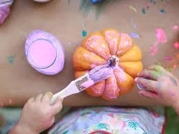 Kids Pumpkin Painting Class and lunch