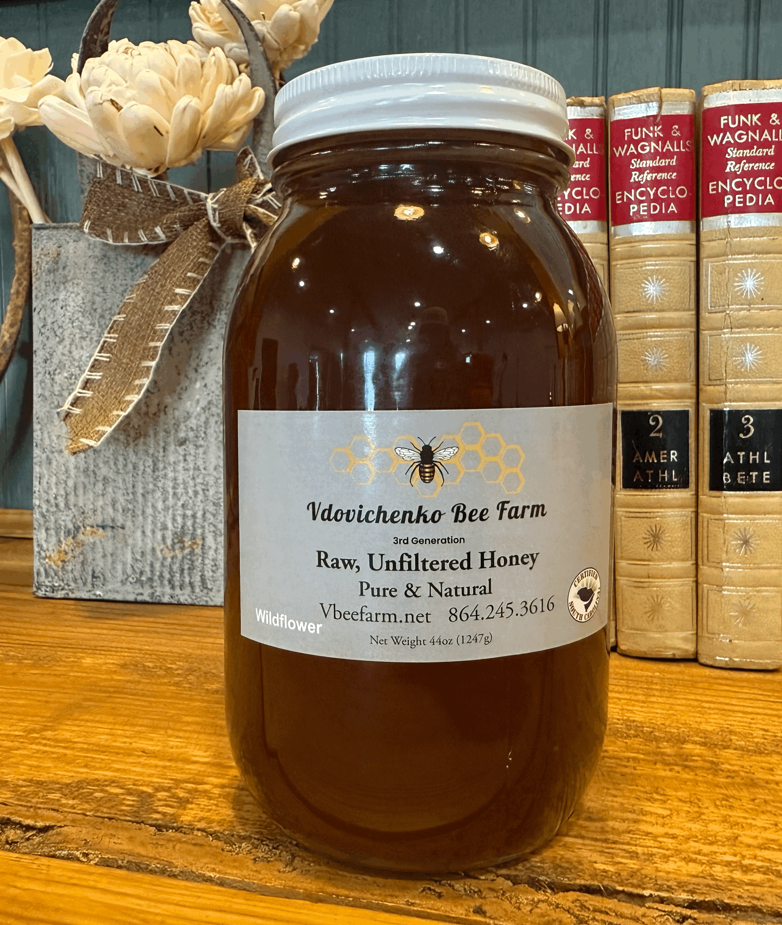 Vdovichenko Bee farm Raw, Unfiltered Honey