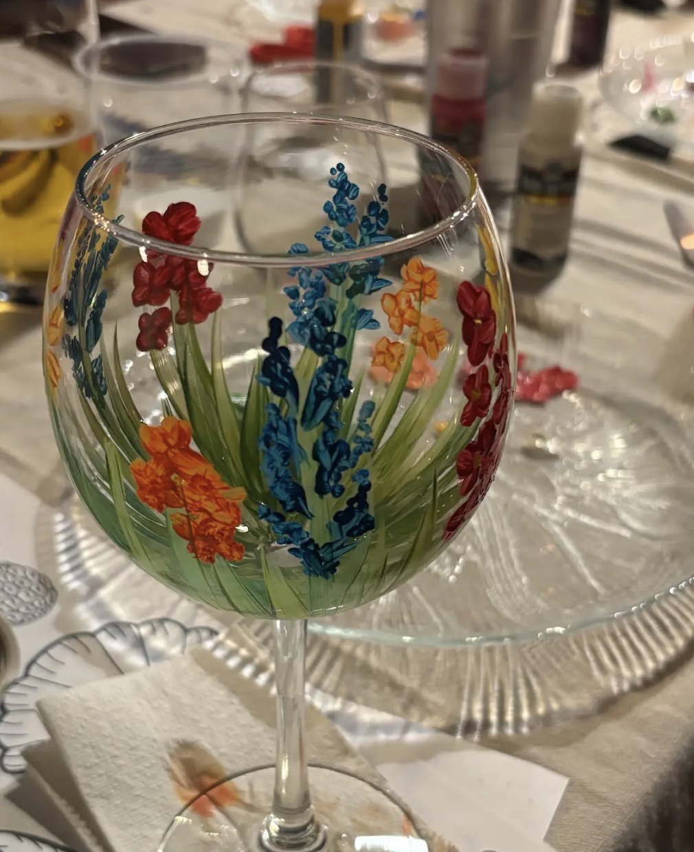 Wine Glass Painting with Charcuterie Workshop - Sep 25th