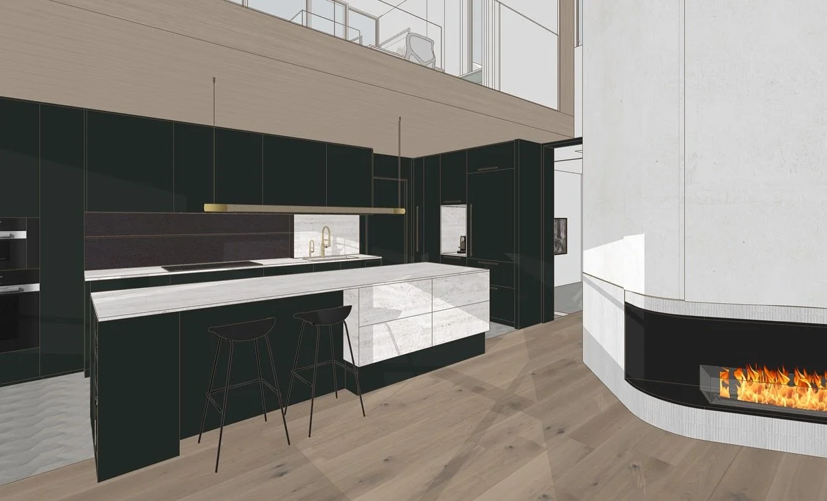 Excited to see the installation of this stunning wooden ceiling that will add warmth to the kitchen / living area. #wip