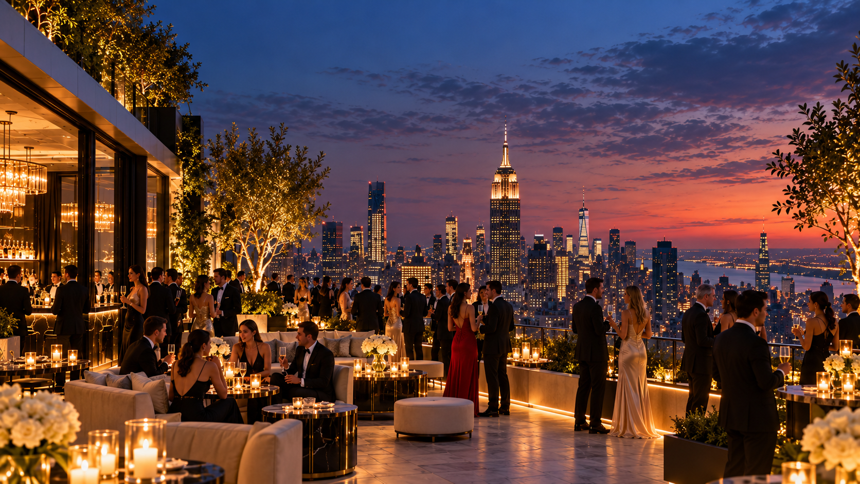 New York Gala on the Rooftop
