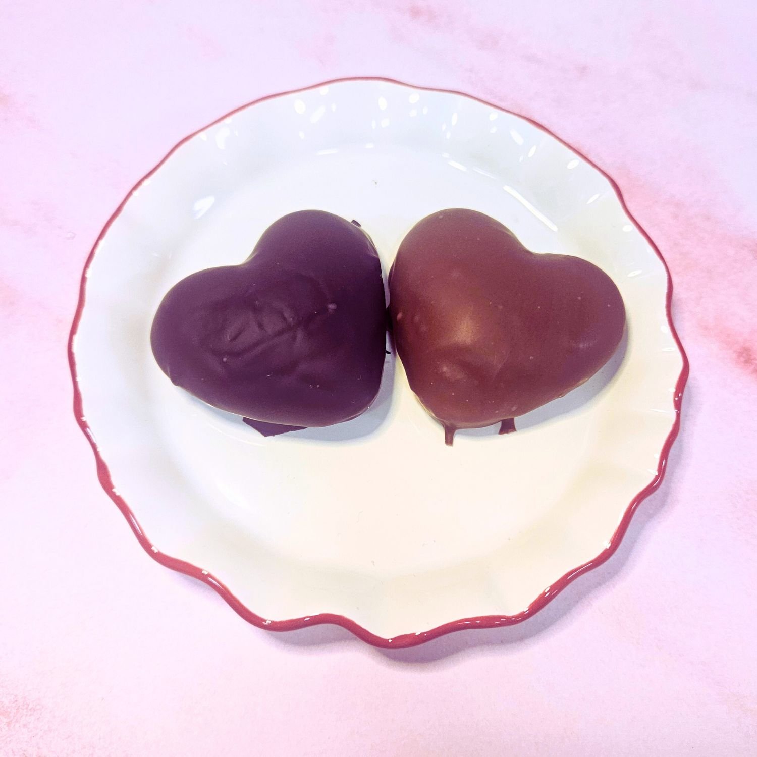 Chocolate Covered Marshmallow Hearts (Box of 5)