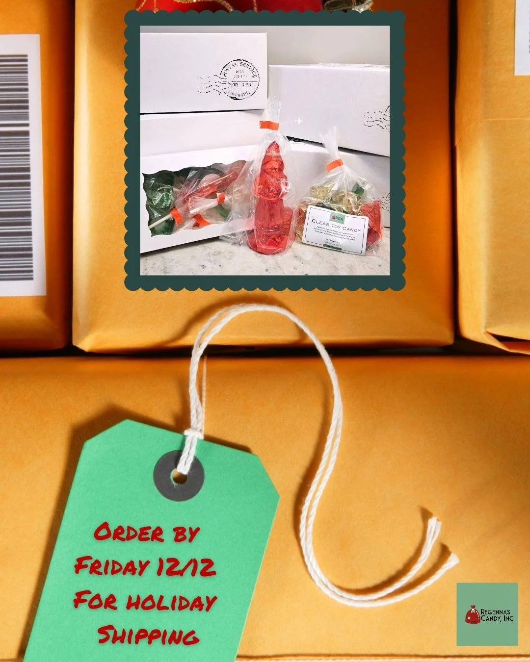 ⏰️Reminder to order by tomorrow for shipping in time for the holidays!