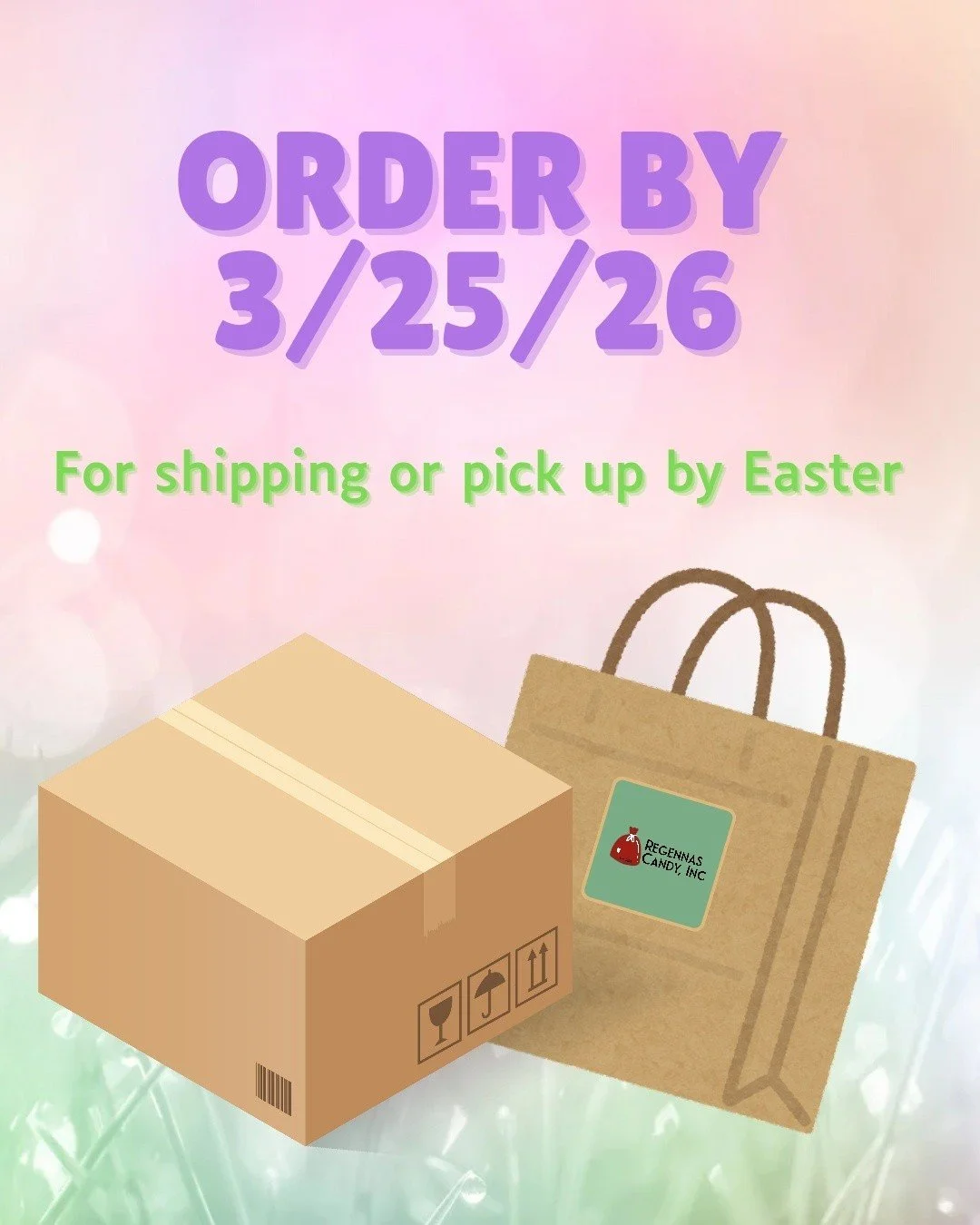 ⏰️Reminder to order by Wednesday for pick up or shipping by Easter

❓️How does local pick up work?

📱Head to our website and order your items.
🔄 At checkout, switch from the shipping default to a local pick up option that works for you. 
👀 Look fo