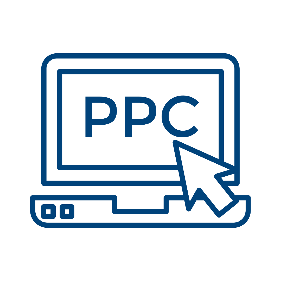 Icon of a computer monitor with the text 'PPC' 