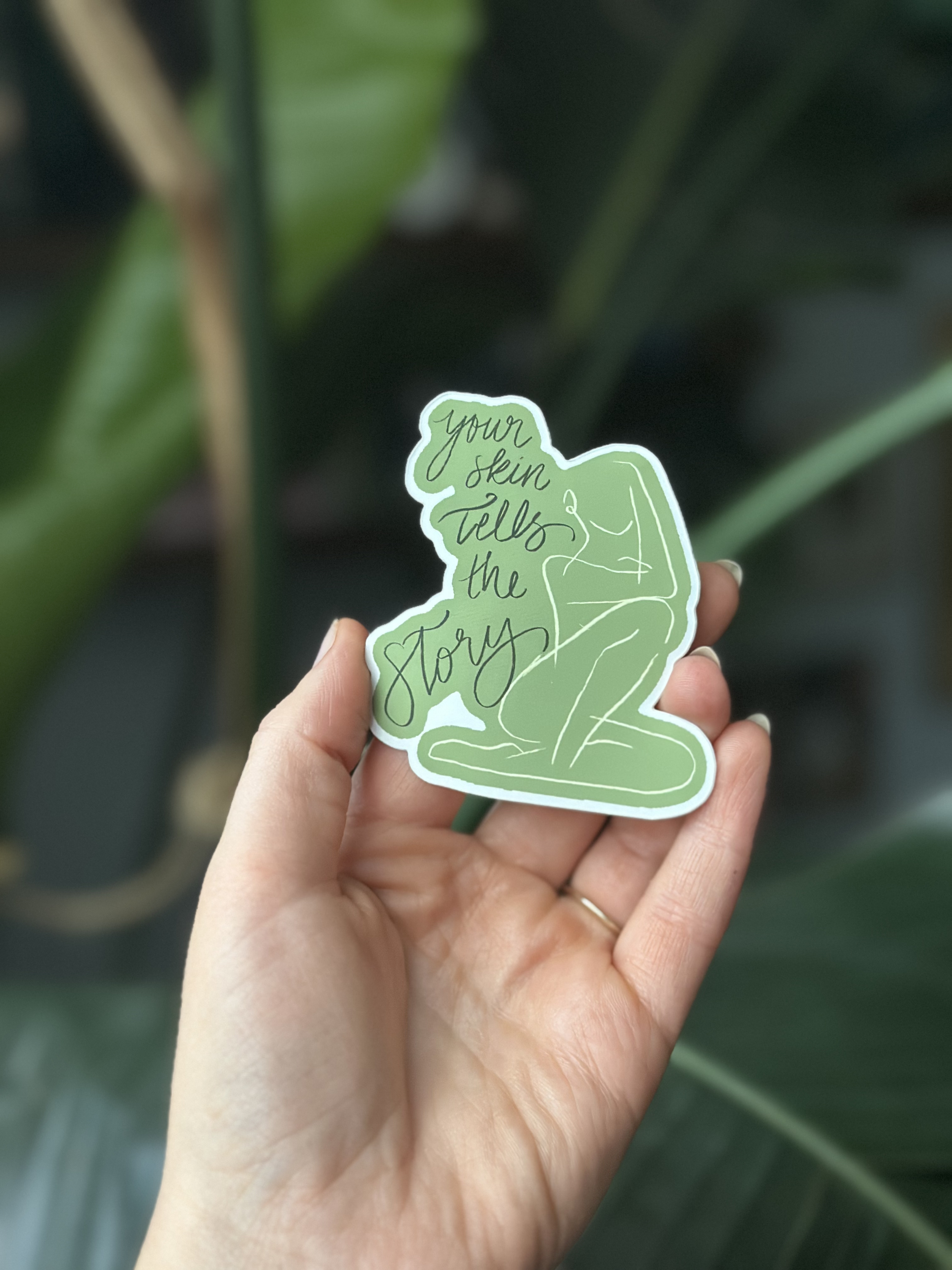 “Your Skin Tells the Story” Sticker.png