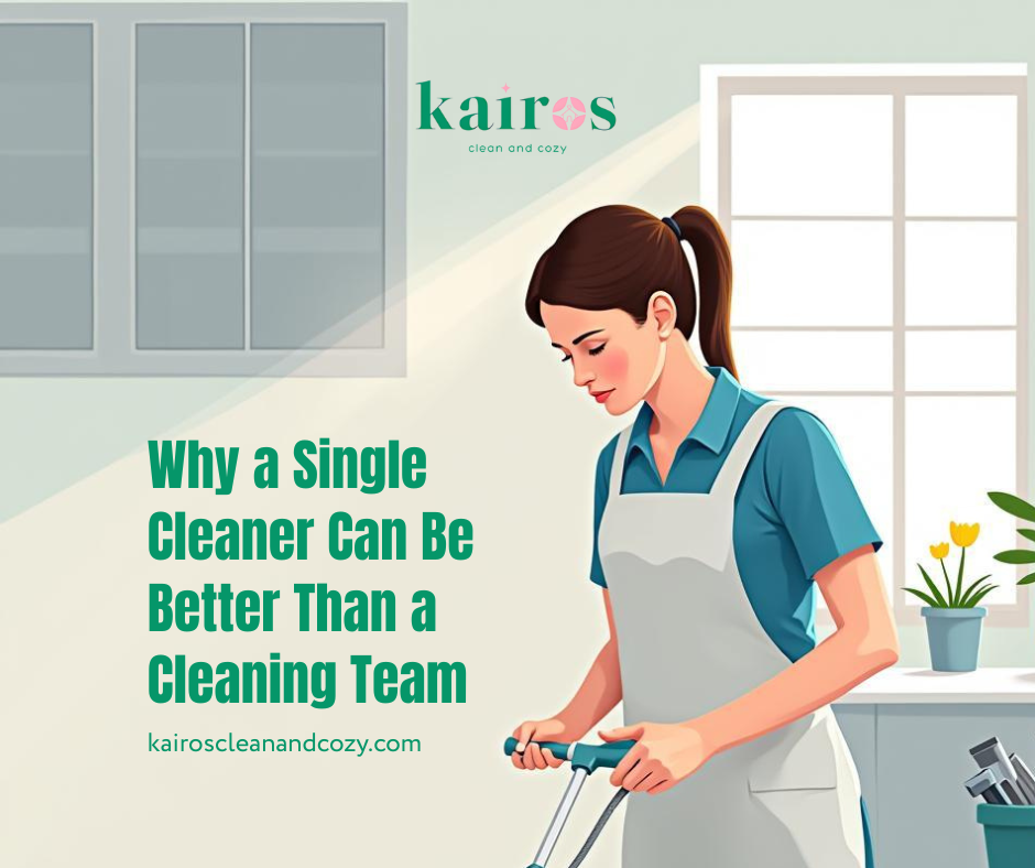Why a Single Cleaner Can Be Better Than a Cleaning Team