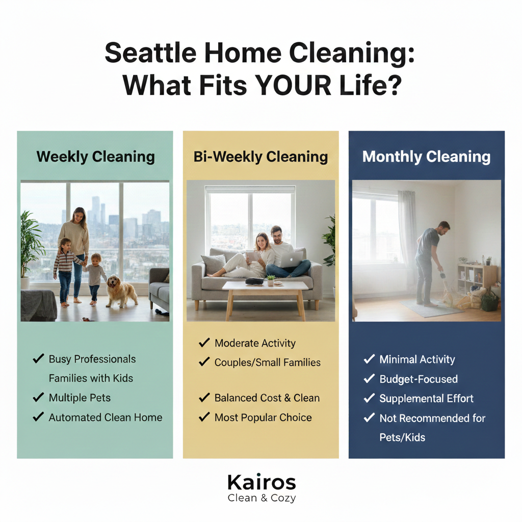 Compare Different Residential Cleaning Services in Seattle: What Actually Fits Your Life?