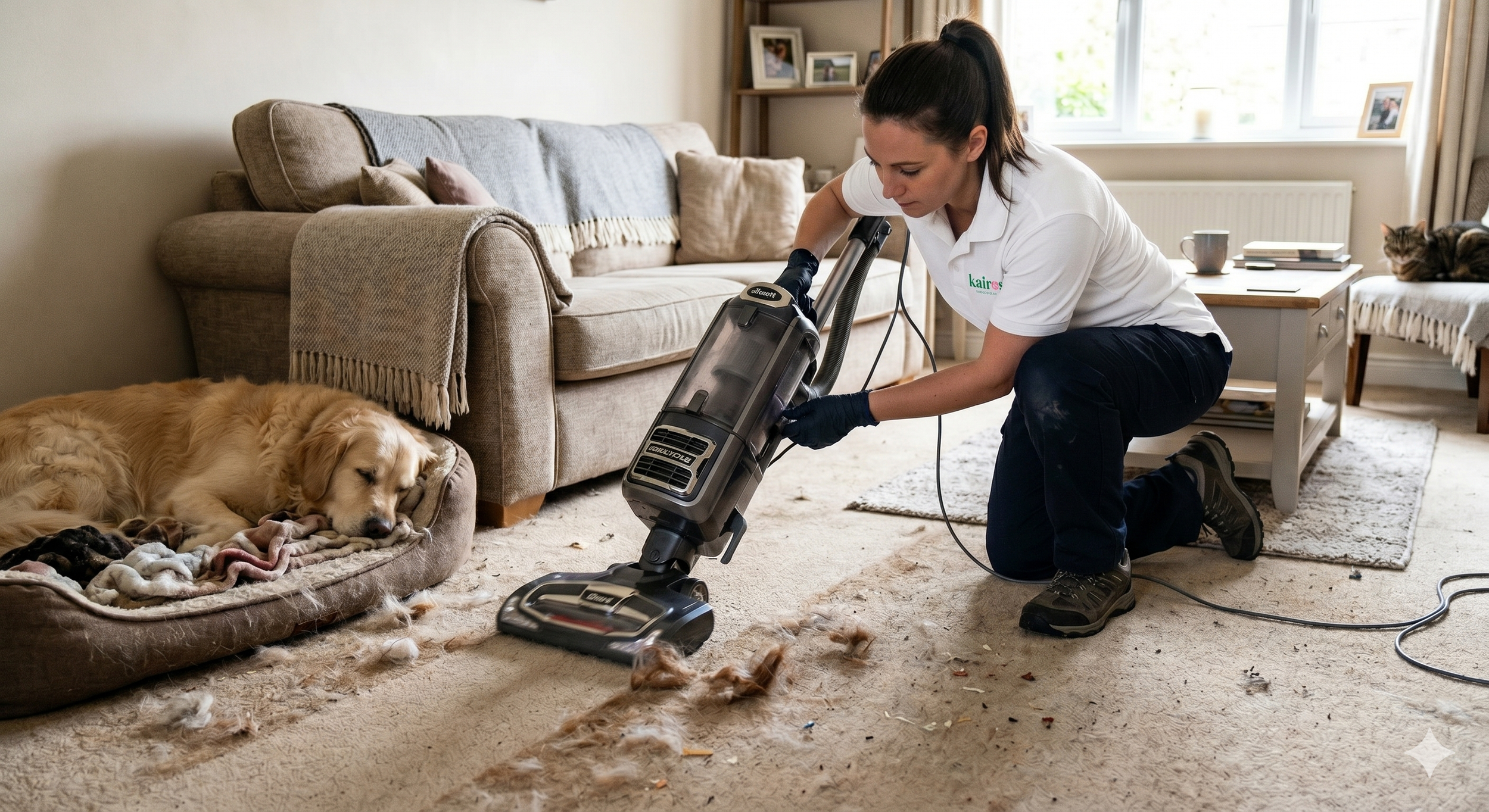 Pet-friendly house cleaning service